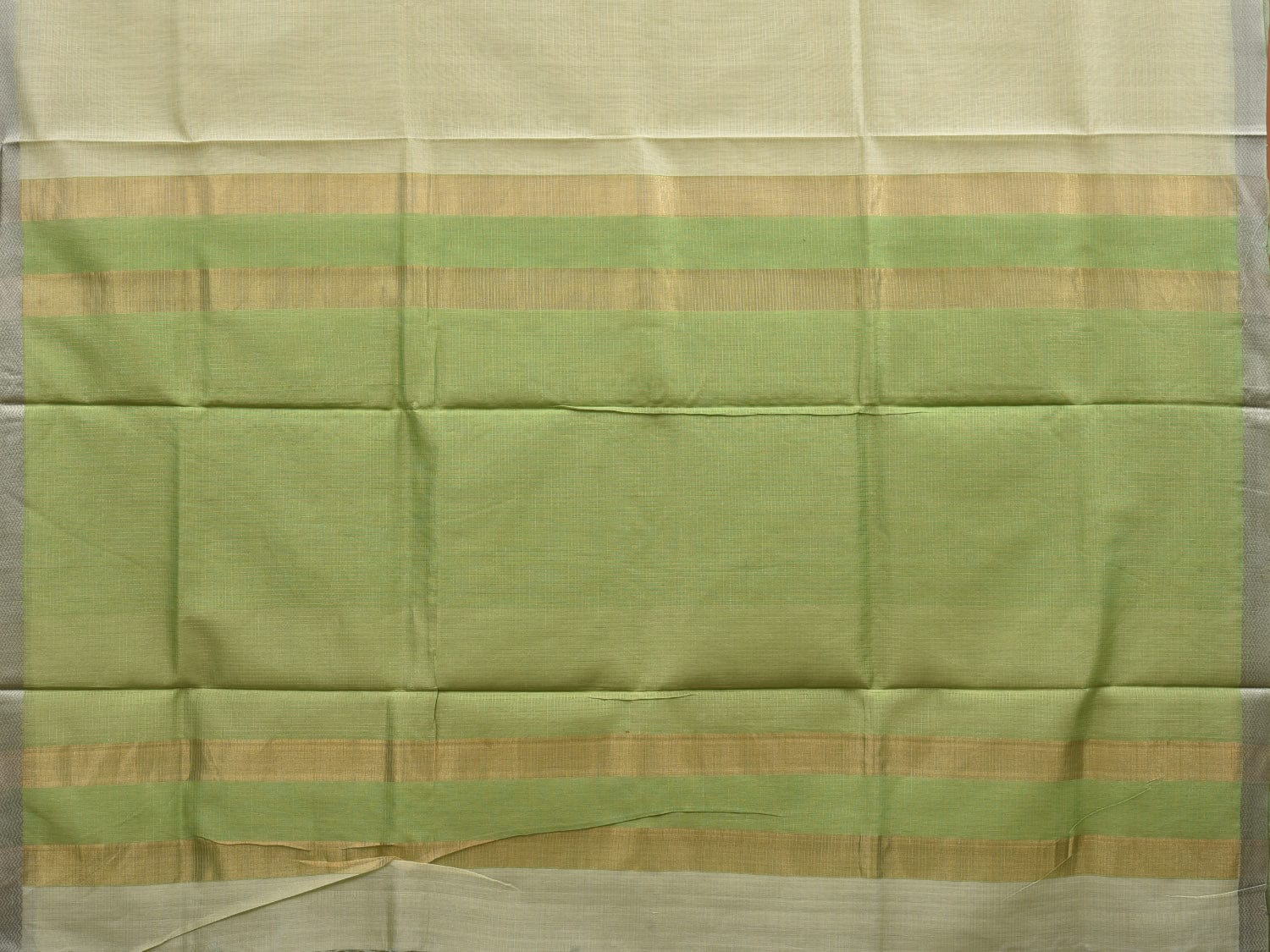 Light Green Maheshwari Cotton Silk Handloom Saree with Contrast Pallu Desgin m0141