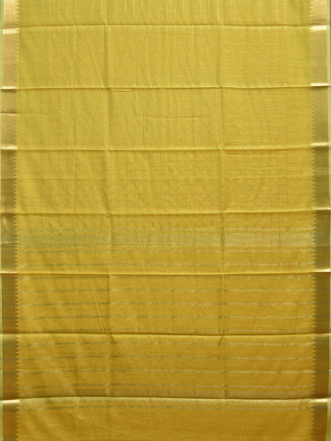 Light Green Mangalgiri Cotton Handloom Saree with Checks Design mn0104