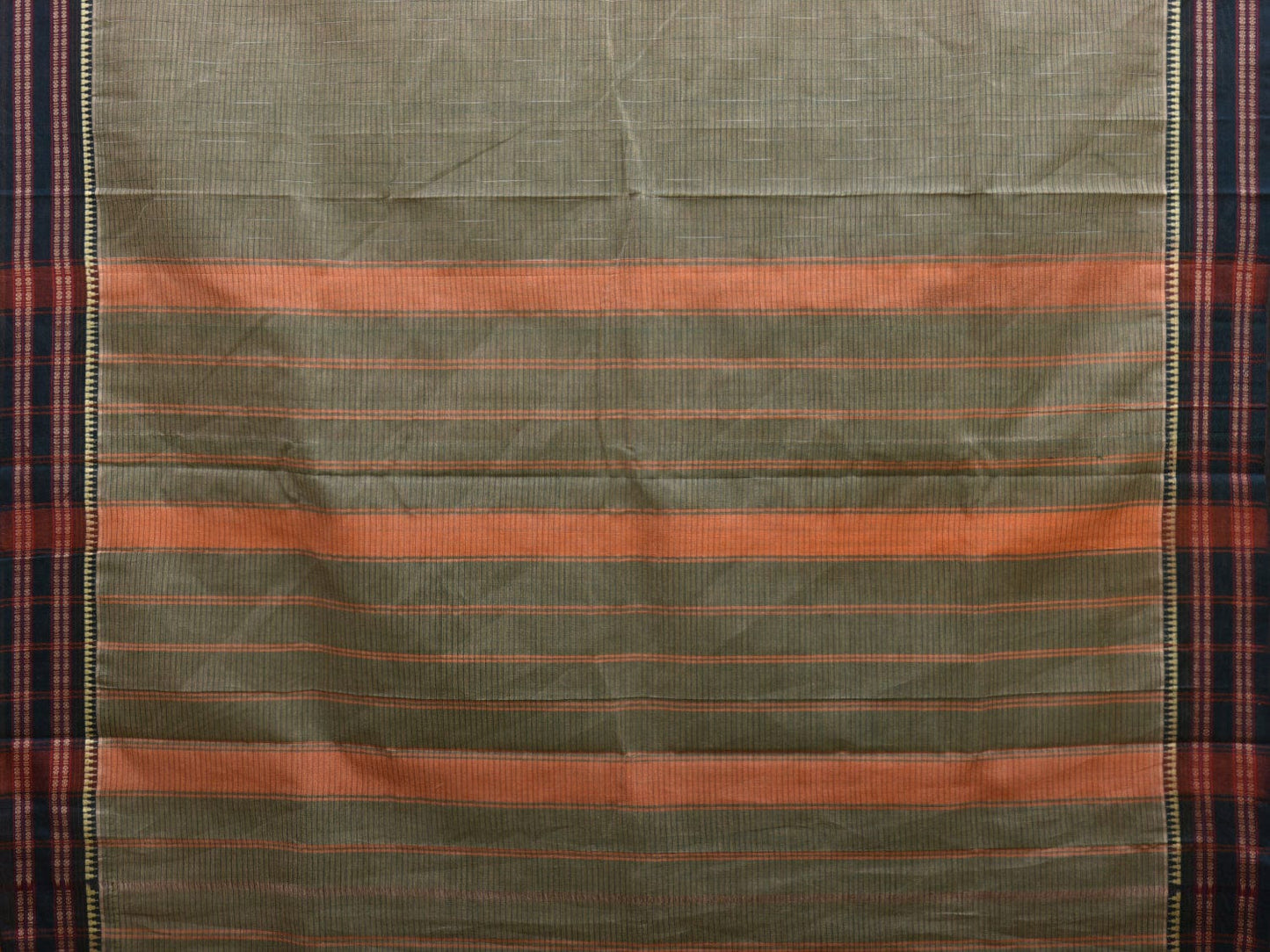 Light Green Narayanpet Cotton Handloom Saree with Checks Design No Blouse np0882