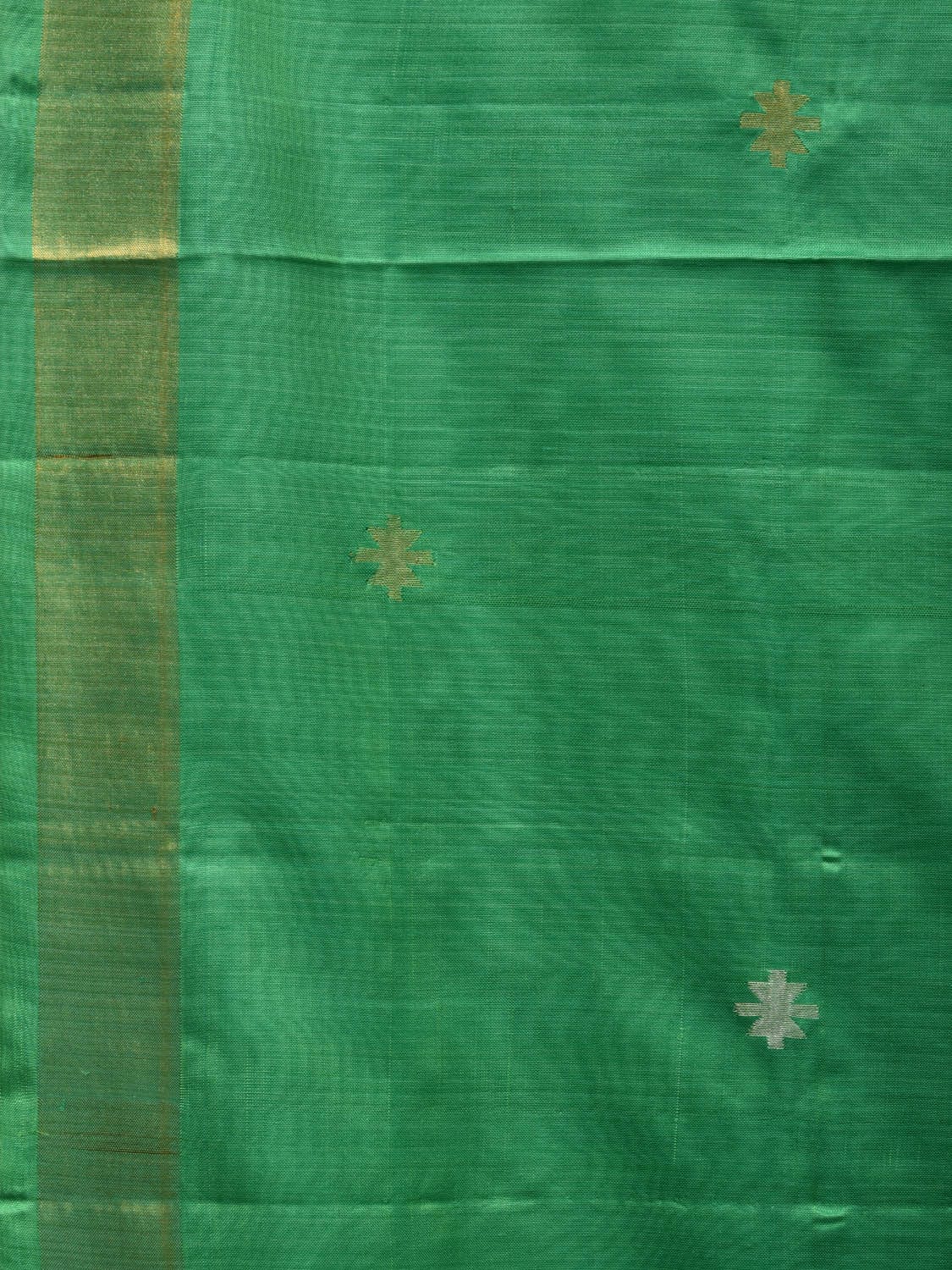Light Green Uppada Silk Handloom Saree with Jamdani Pallu Design u1903