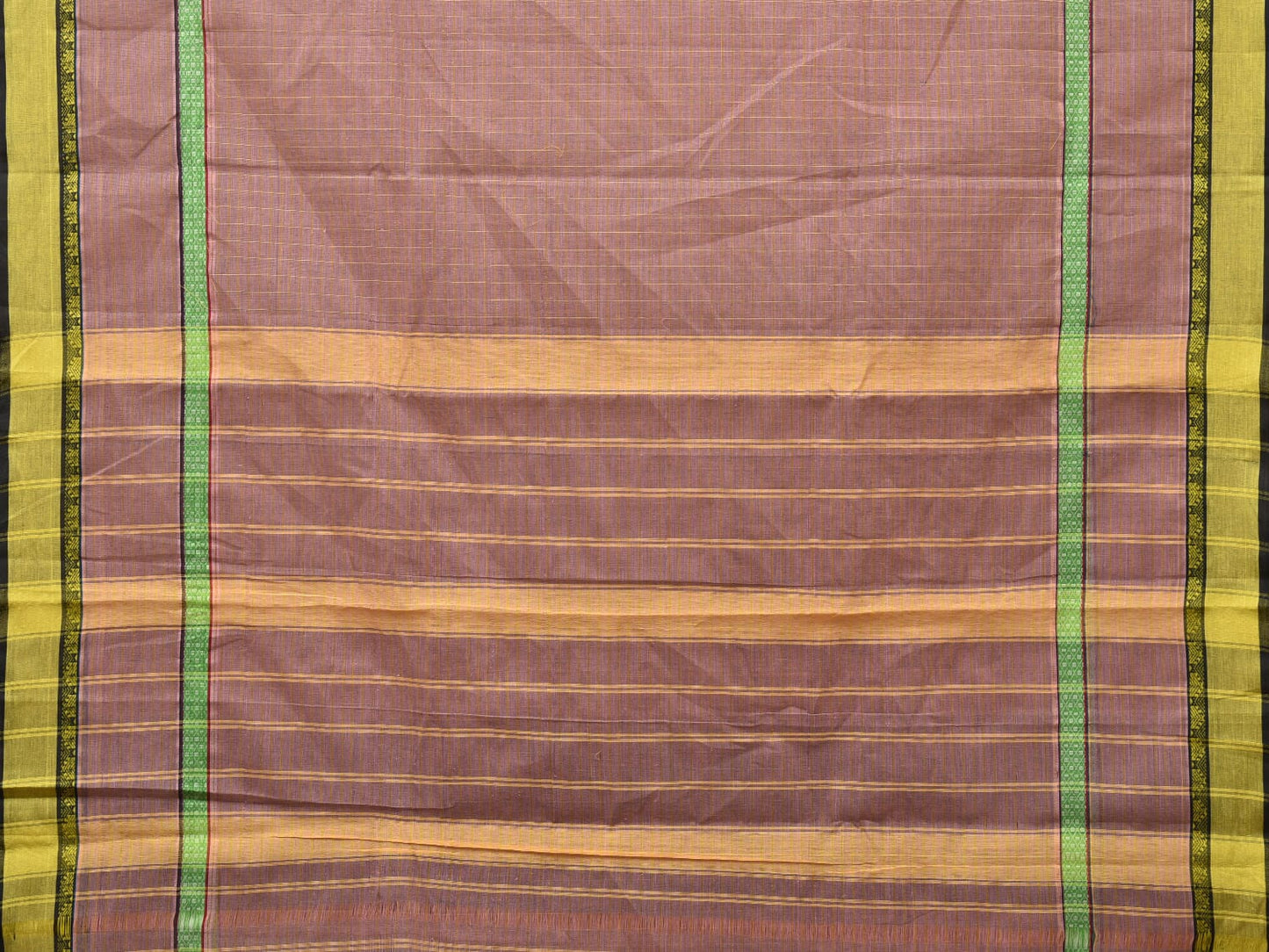 Light Grey Narayanpet Cotton Handloom Saree with Checks Design No Blouse np0662