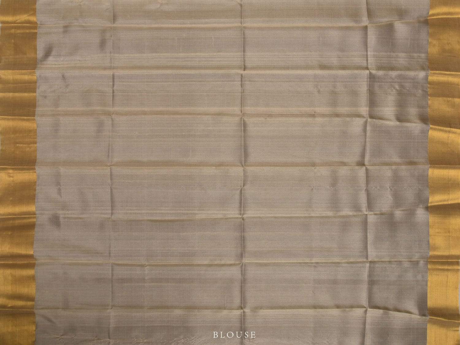 Light Grey Uppada Silk Handloom Saree with Parrots Pallu Design u1734