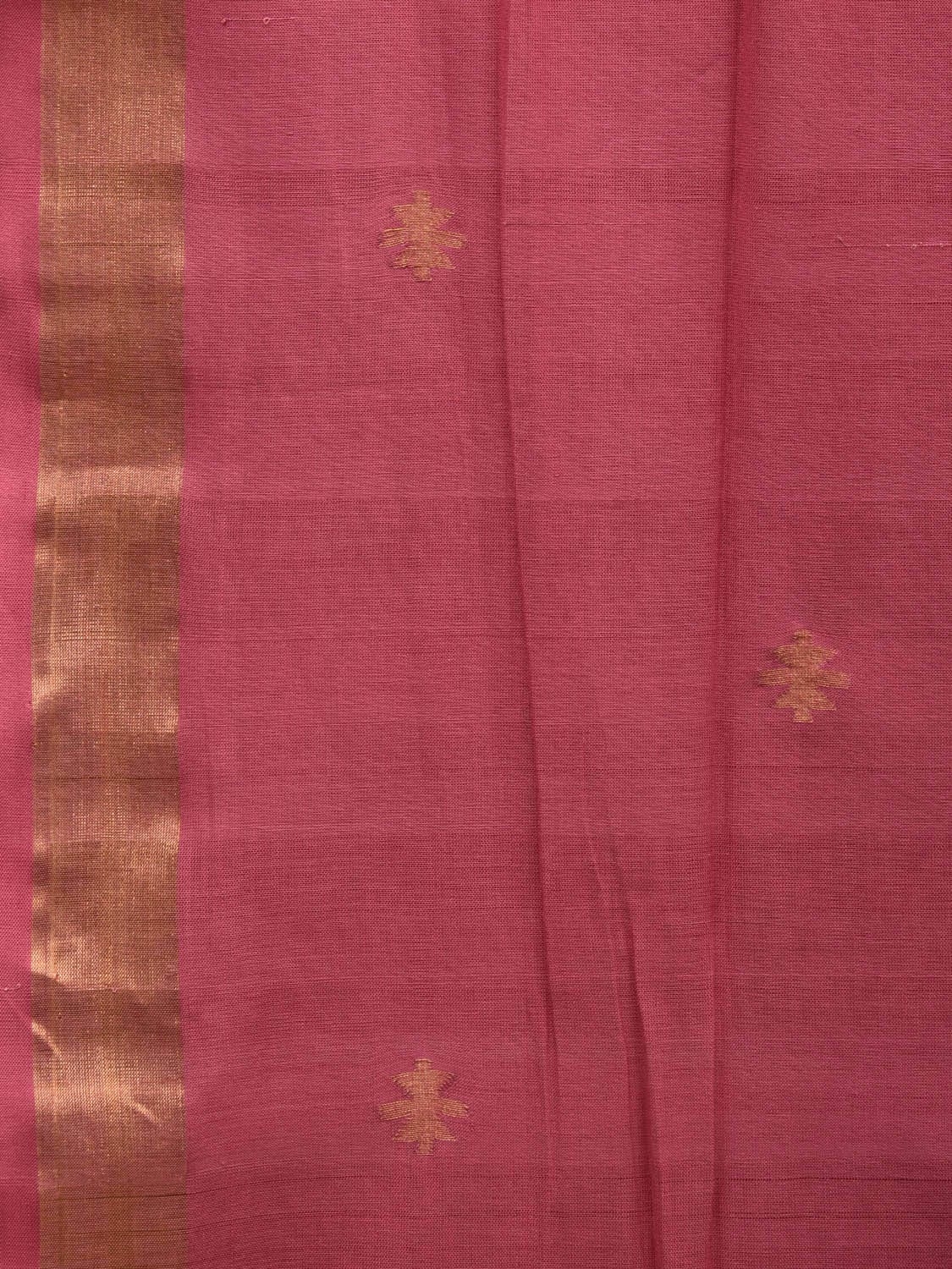 Light Pink Uppada Cotton Handloom Saree with Jamdani Pallu Design u1845