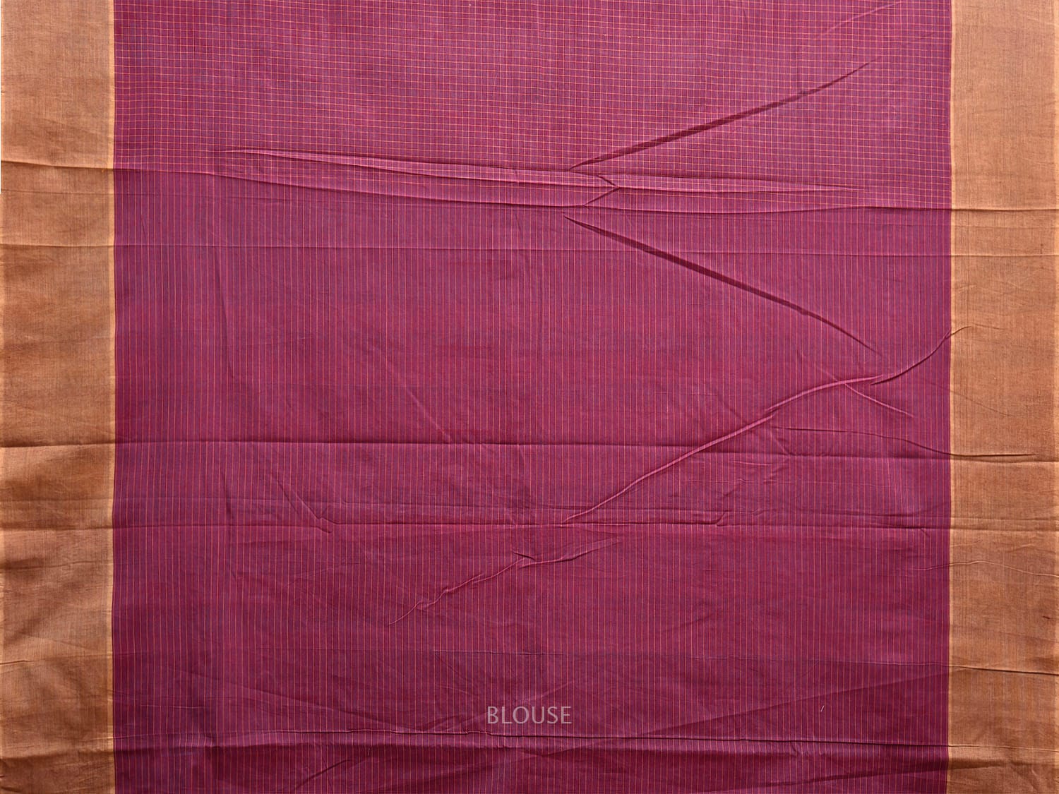 Magenta and Mustard Narayanpet Cotton Handloom Saree with Kasuti Work and Checks Design o0645