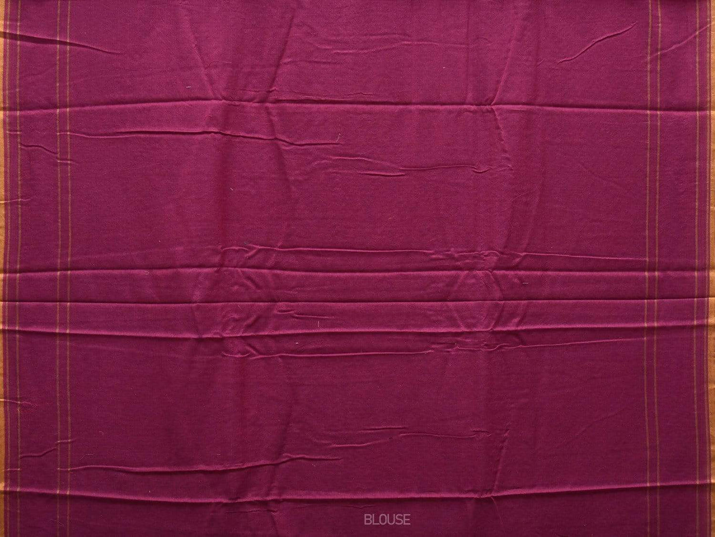 Magenta Banaras Cotton Handloom Saree with Grill Cut Work Design b0294