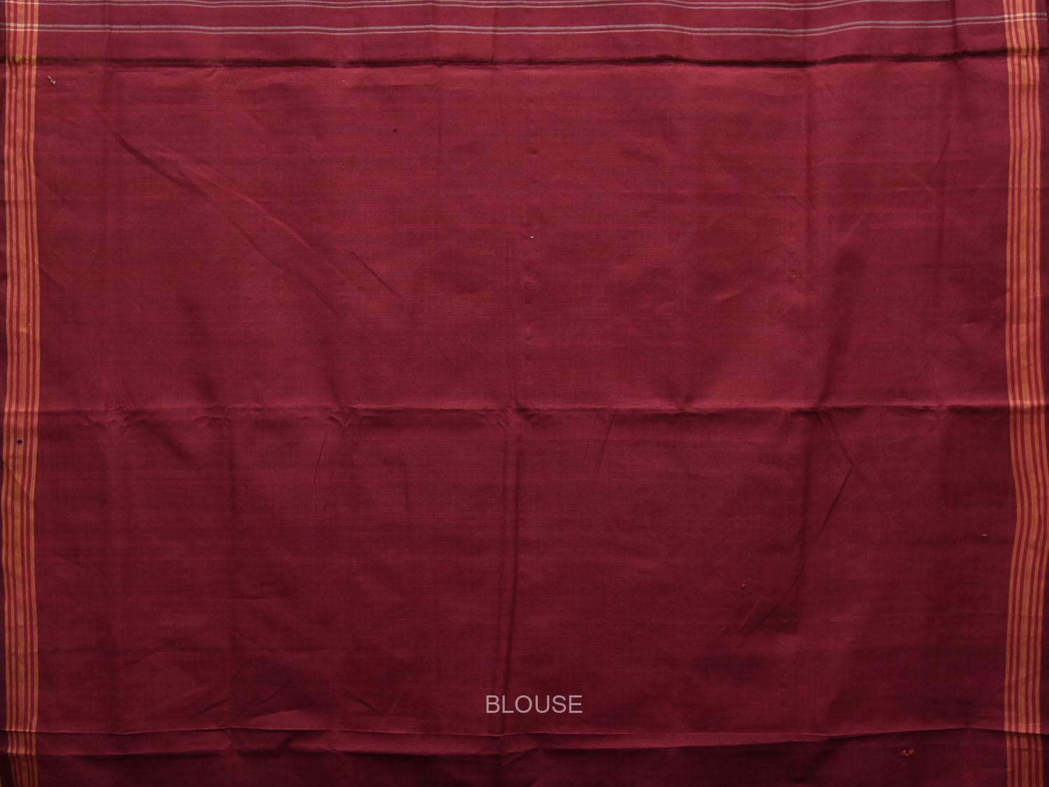 Maroon Ikat Cotton Handloom Saree with All Over Design i0741