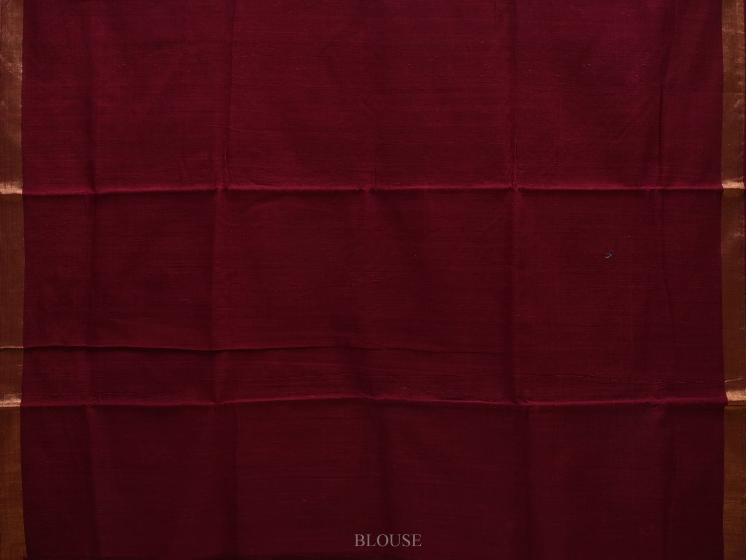 Maroon Khadi Cotton Handloom Saree with Pallu Design kh0546