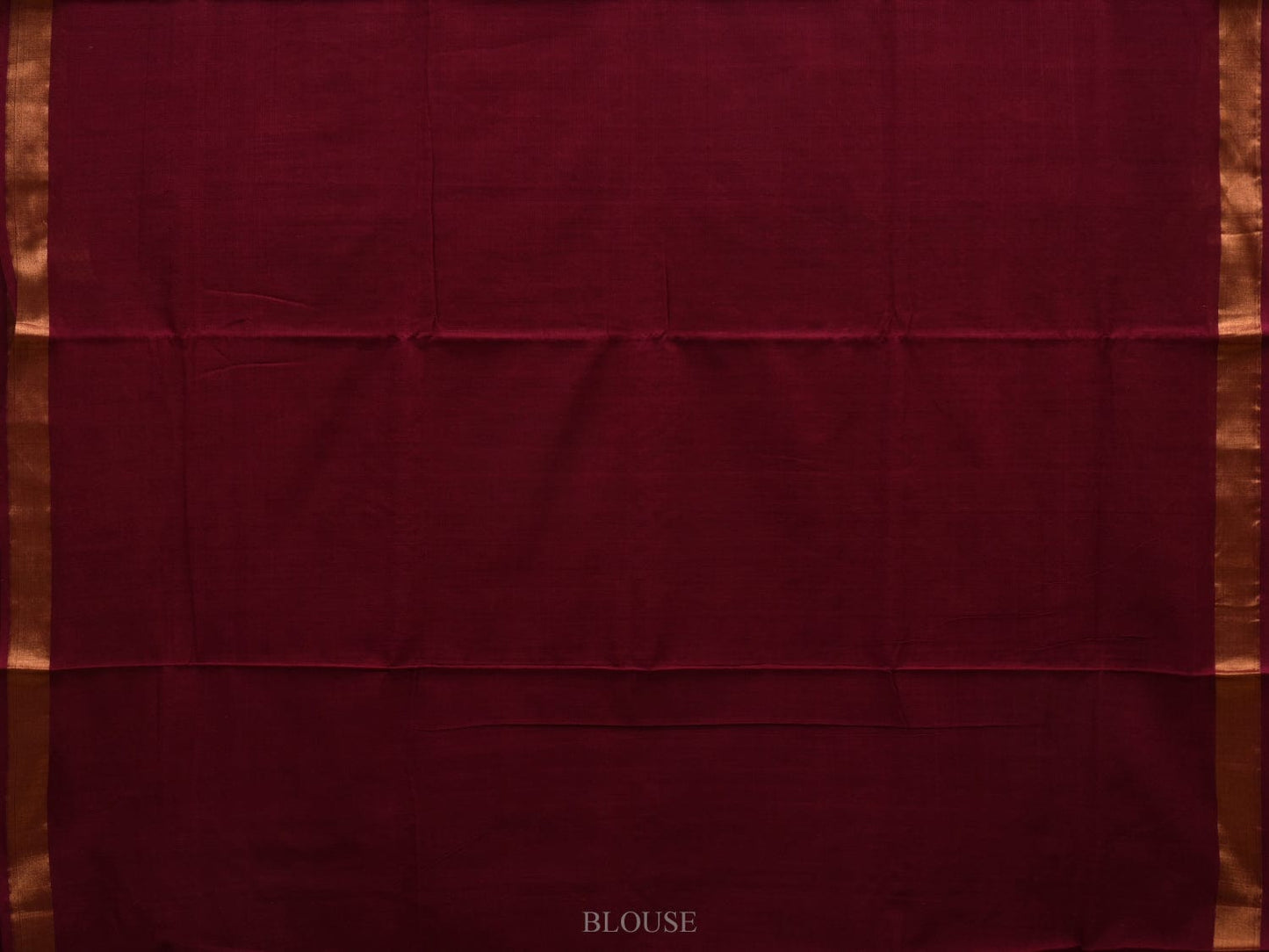 Maroon Khadi Cotton Handloom Saree with Parrots Pallu Design kh0548