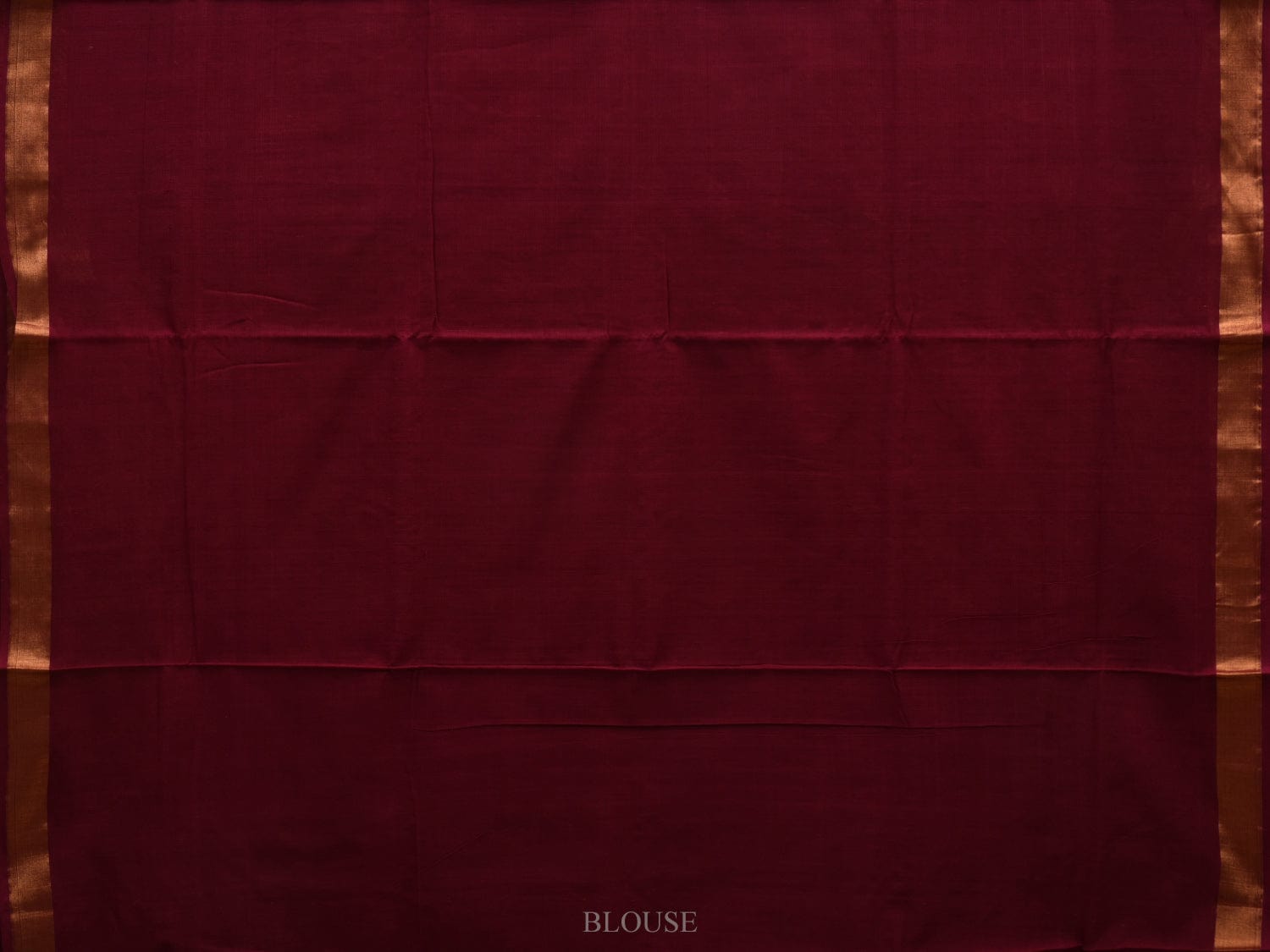 Maroon Khadi Cotton Handloom Saree with Parrots Pallu Design kh0548