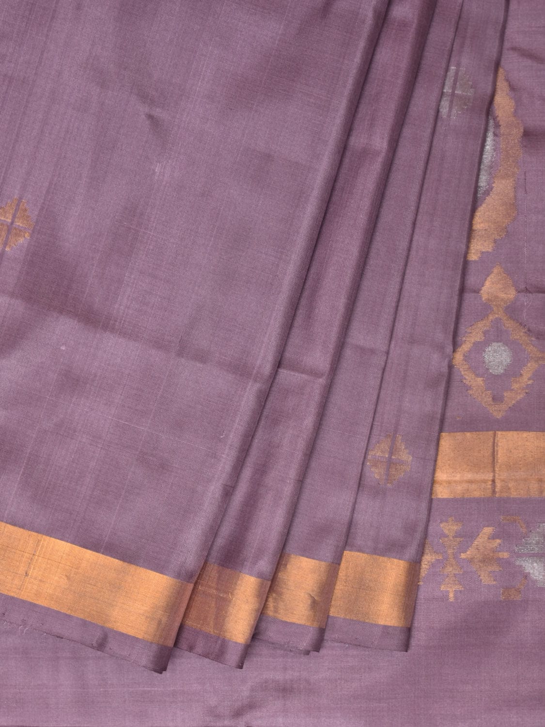 Mauve Uppada Silk Handloom Saree with Mango Pallu Design u2102