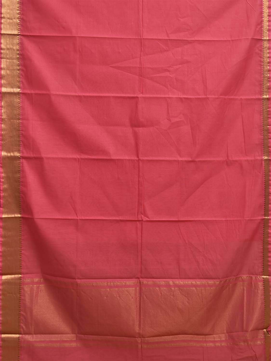 Baby Pink Mangalgiri Cotton Handloom Saree with Strips Design No Blouse mn0147