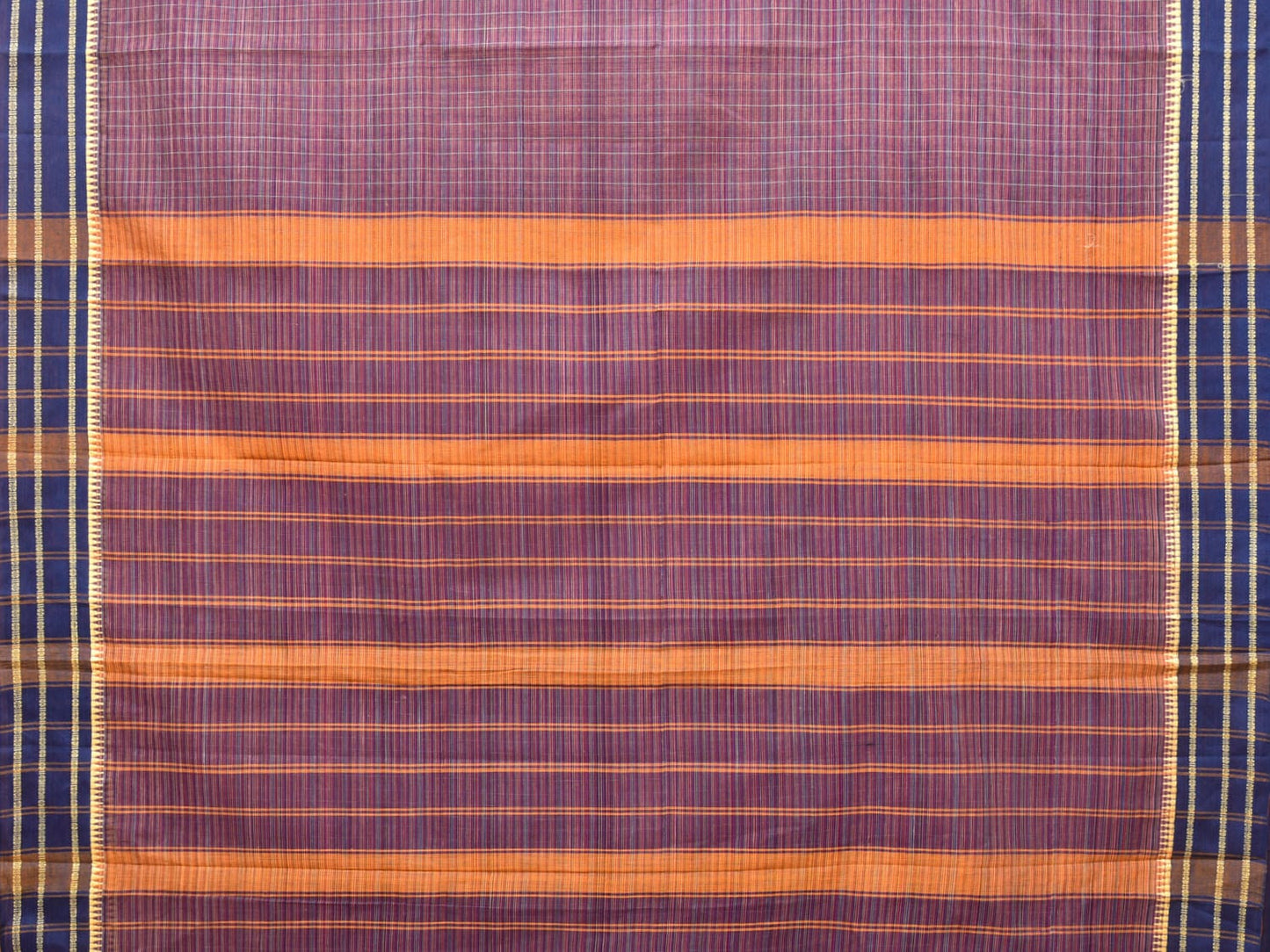 Multicolor Narayanpet Cotton Handloom Saree with Check Design No Blouse np0718