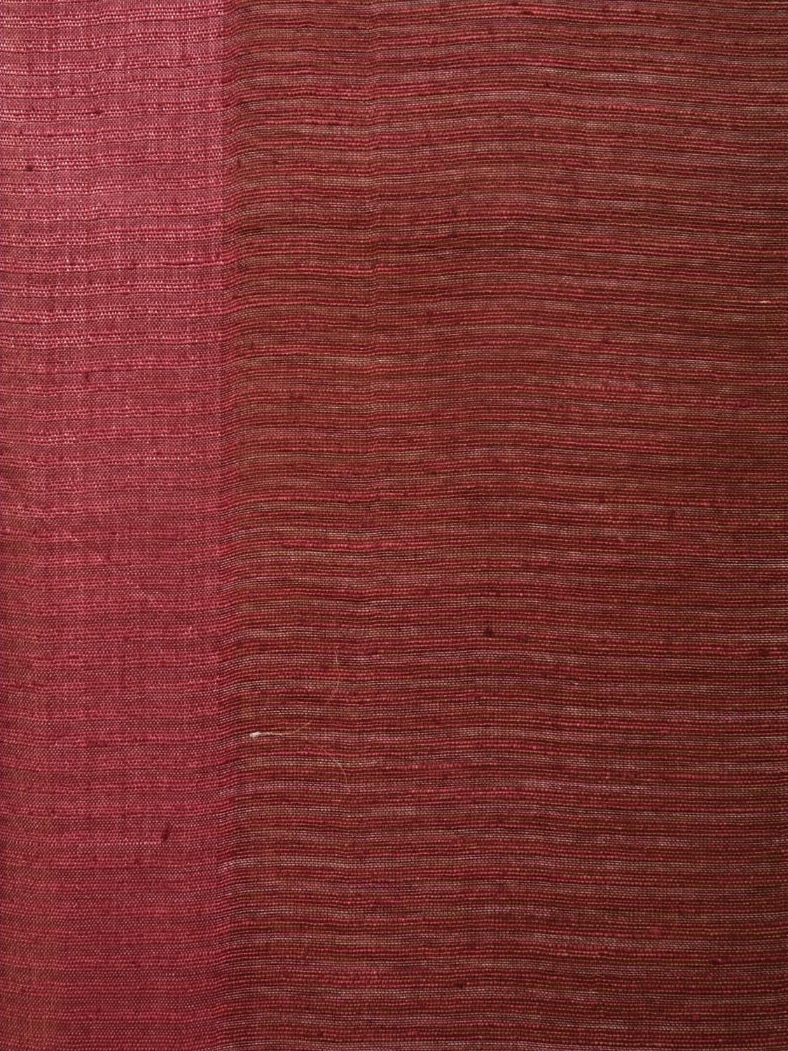 Multicolor Tussar Silk Handloom Saree with Contrast Border and Pallu Design o0430