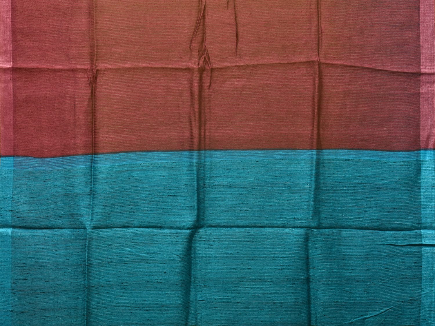 Multicolor Tussar Silk Handloom Saree with Contrast Border and Pallu Design o0430