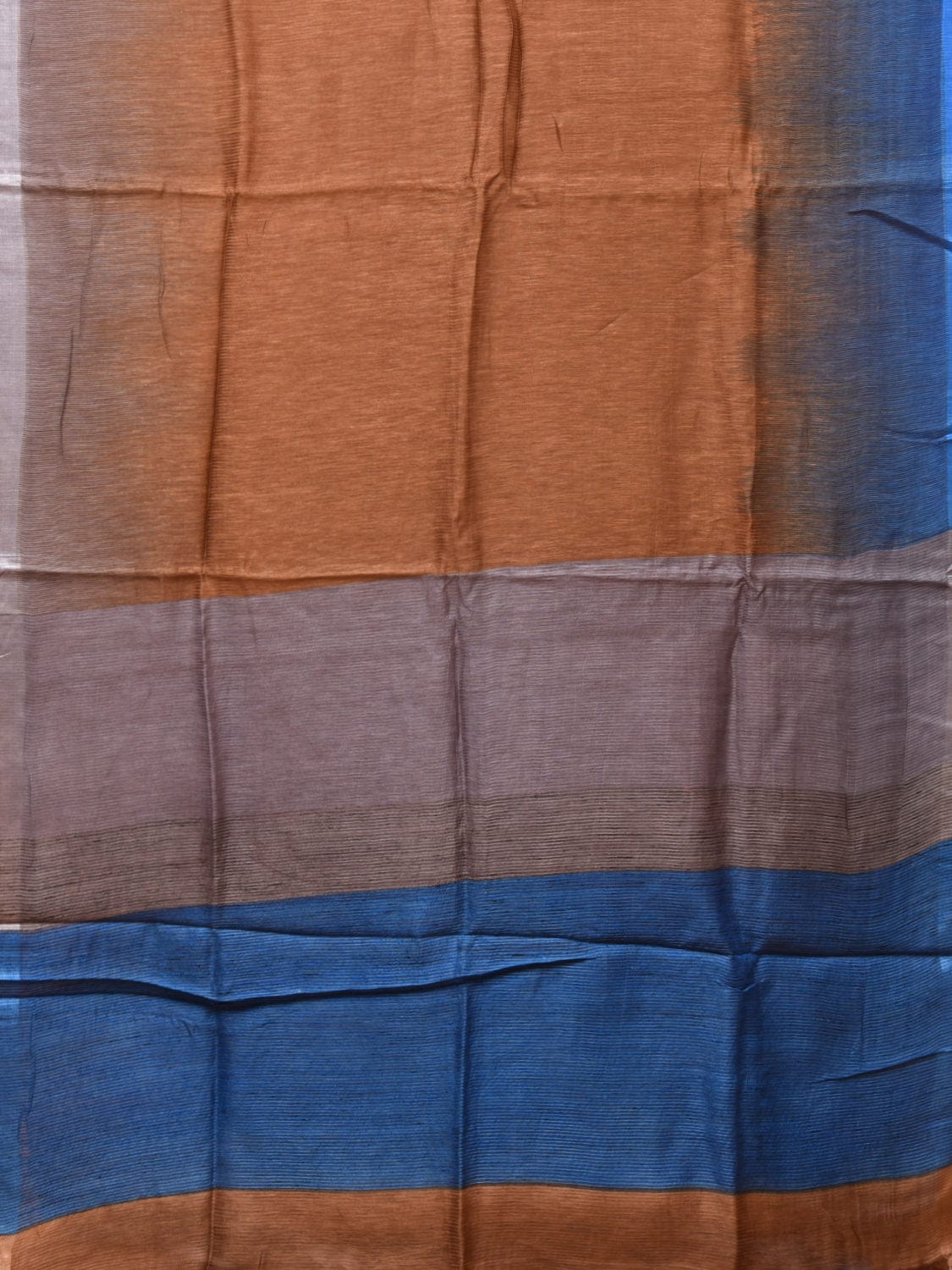 Multicolor Tussar Silk Handloom Saree with Contrast Border and Pallu Design o0435