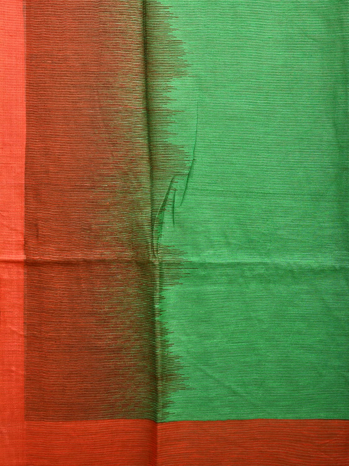 Multicolor Tussar Silk Handloom Saree with Contrast Border and Pallu Design o0545