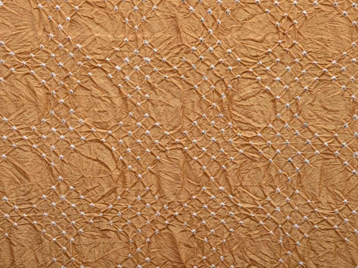 Mustard and Red Bandhani Kanchipuram Silk Handloom Dupatta with Border Design ds2692