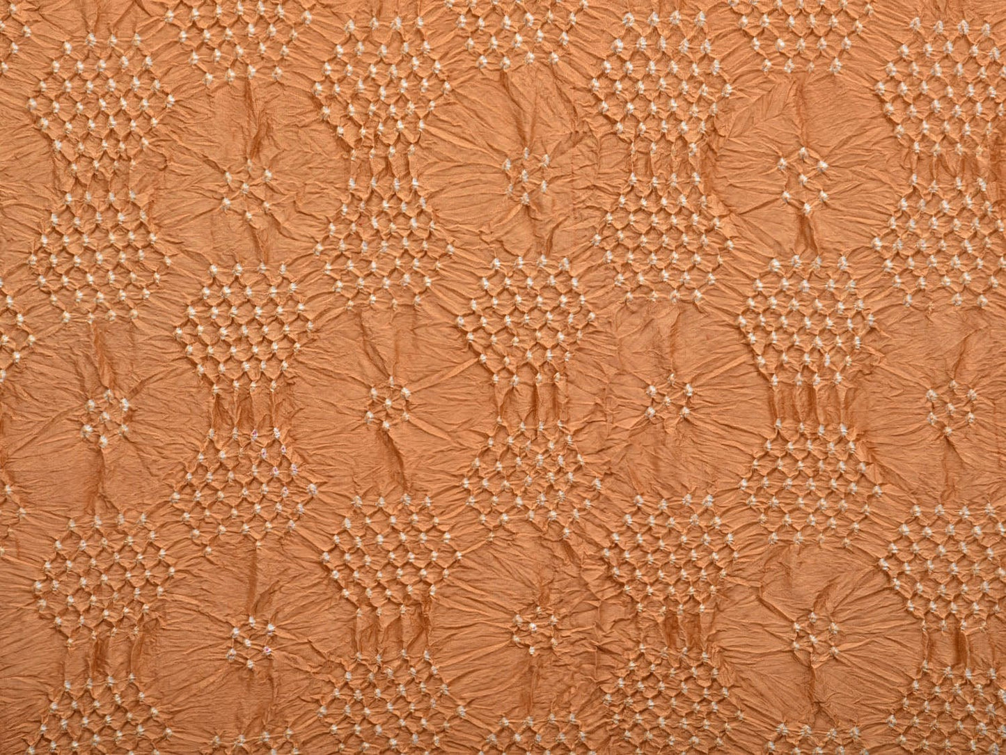 Mustard and Red Bandhani Kanchipuram Silk Handloom Dupatta with Border Design ds2847