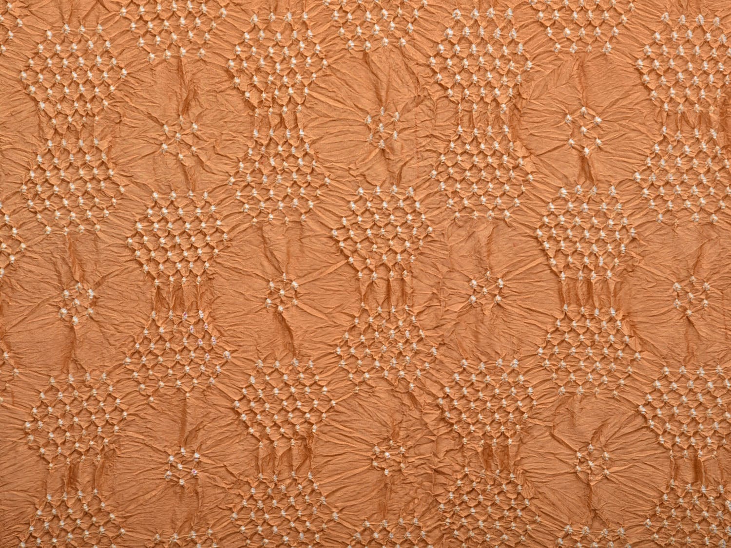 Mustard and Red Bandhani Kanchipuram Silk Handloom Dupatta with Border Design ds2847