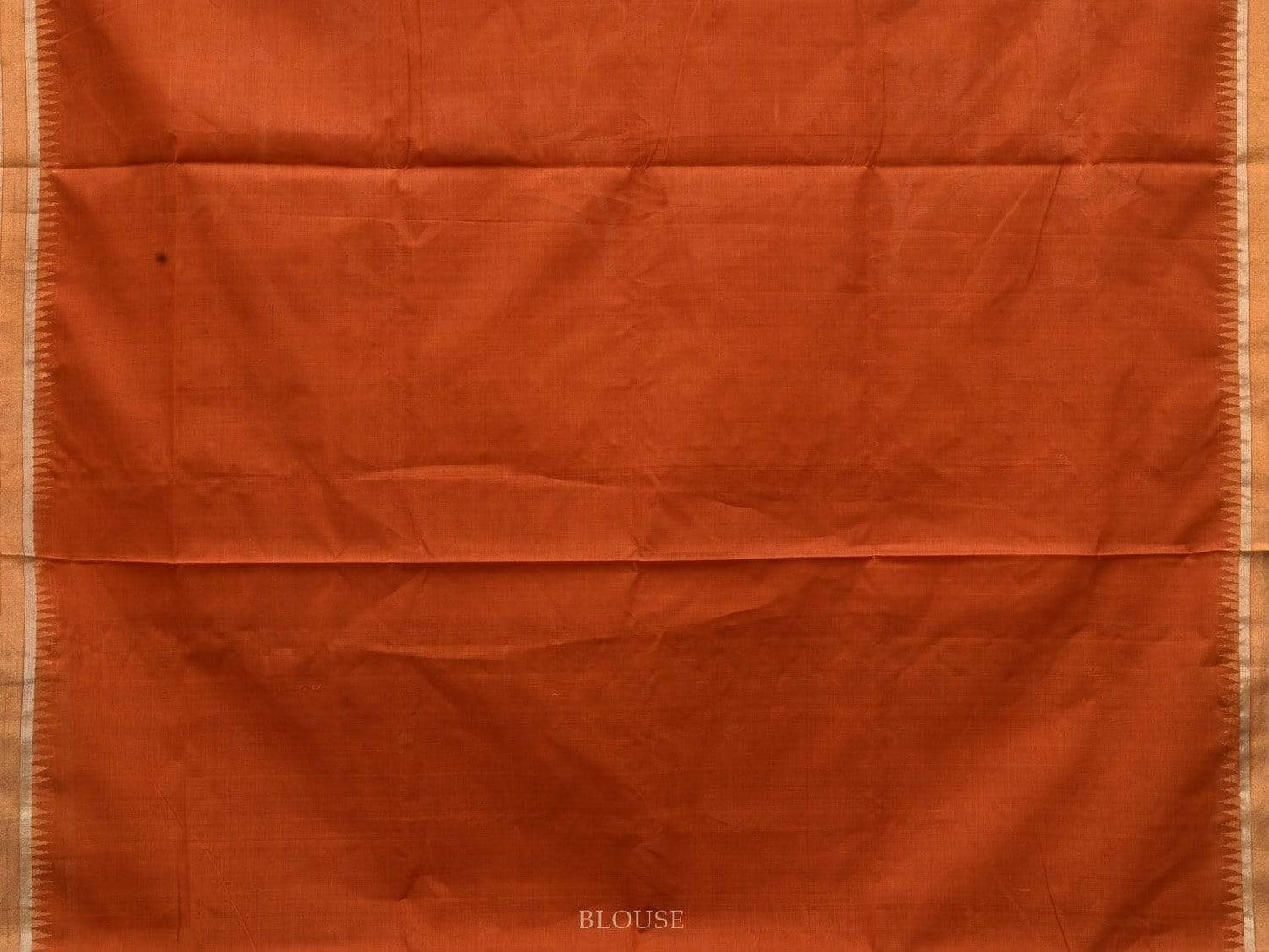 Mustard Khadi Cotton Handloom Saree with Floral Pallu Design kh0521