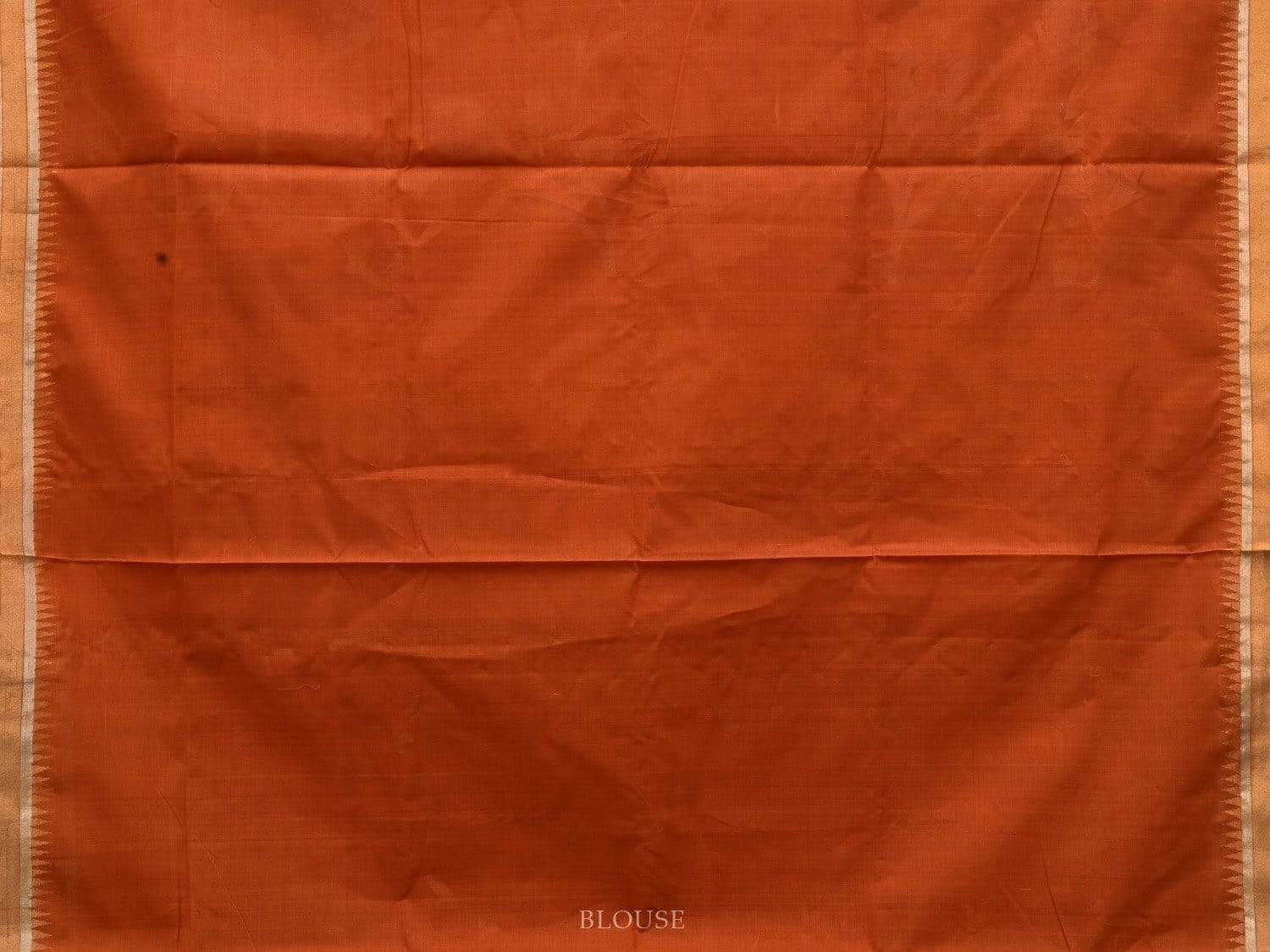 Mustard Khadi Cotton Handloom Saree with Floral Pallu Design kh0521