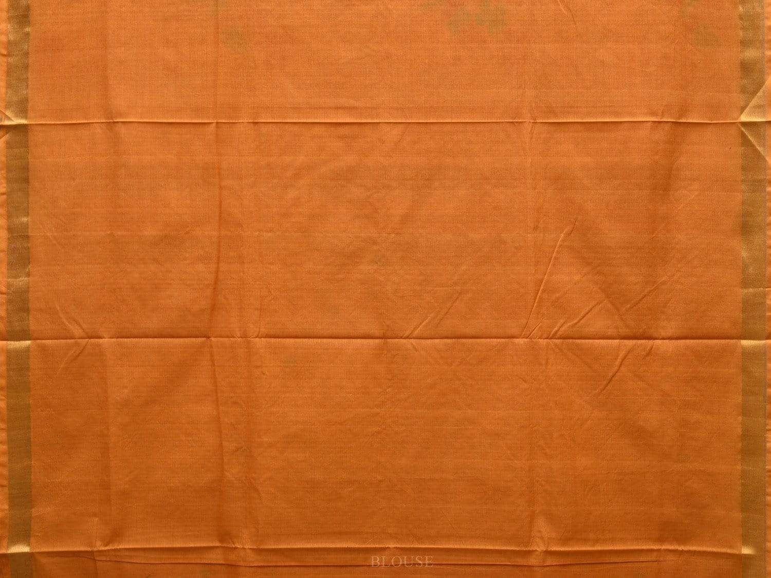 Mustard Uppada Cotton Handloom Saree with Floral Pallu Design u1789