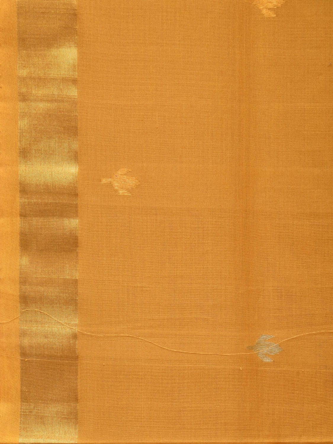 Mustard Uppada Cotton Handloom Saree with Jamdani Pallu Design u2153
