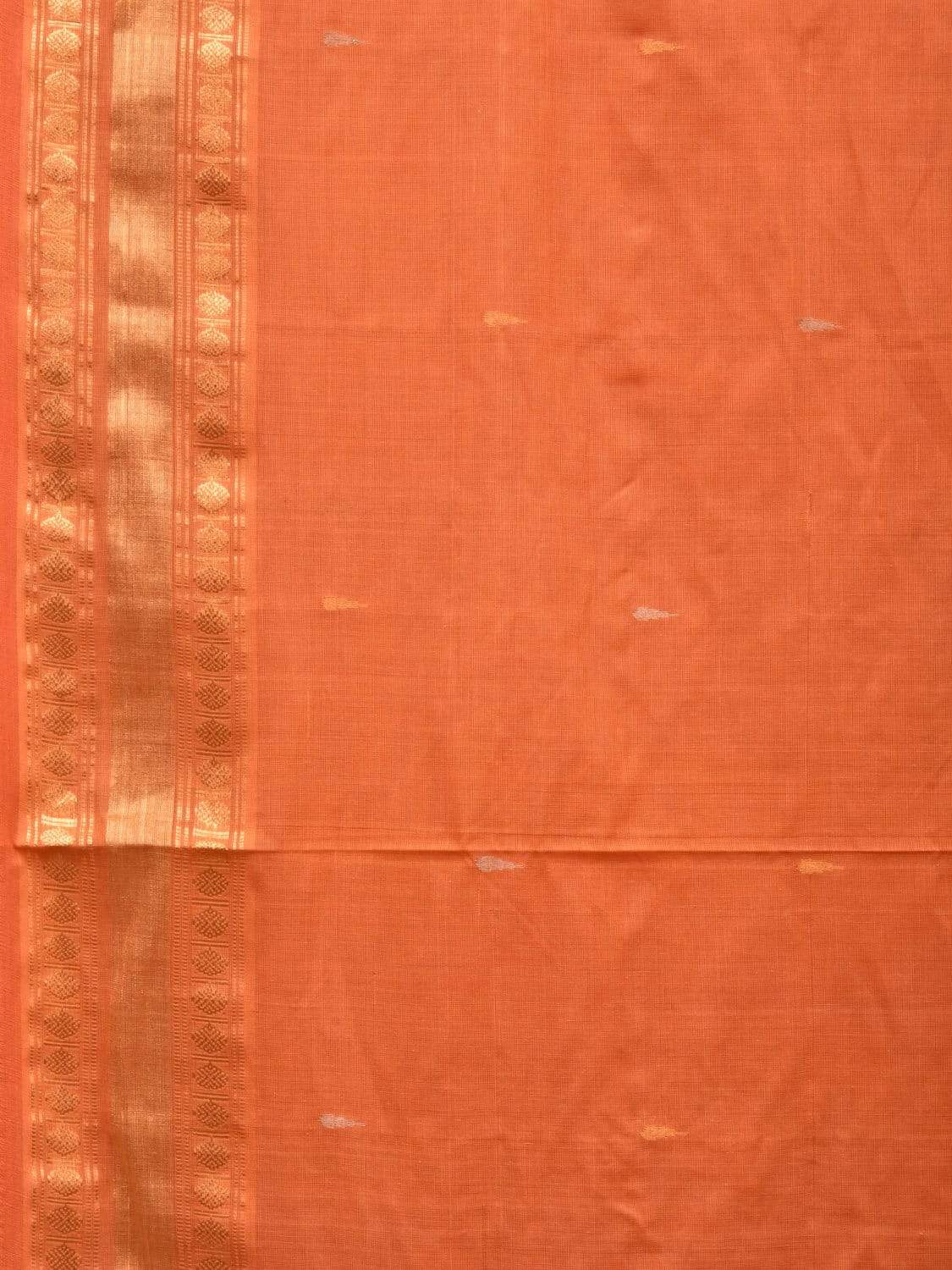 Mustard Uppada Cotton Handloom Saree with Karpur Pallu Design u1765