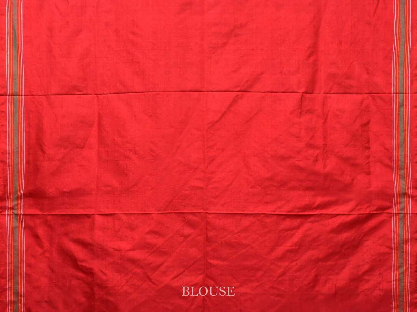 Navy and Red Pochampally Double Ikat Silk Handloom Saree with Big Elephant Design i0771