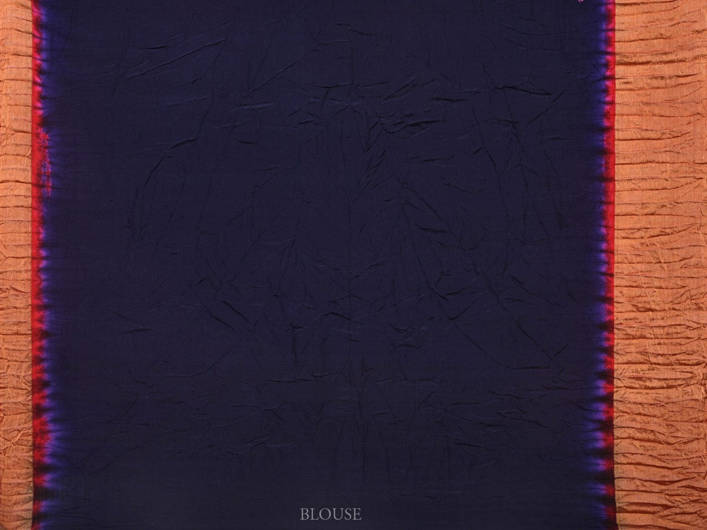 Navy Bandhani Kanchipuram Silk Handloom Saree with Body Buta Design bn0414