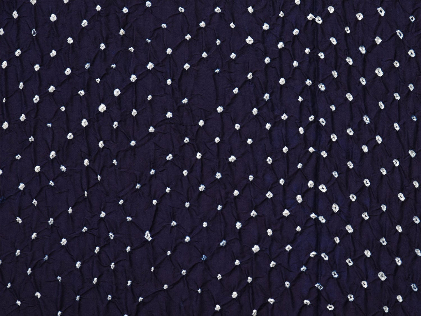 Navy Bandhani Kanchipuram Silk Handloom Saree with Kalamkari Pallu and Blouse Design bn0467