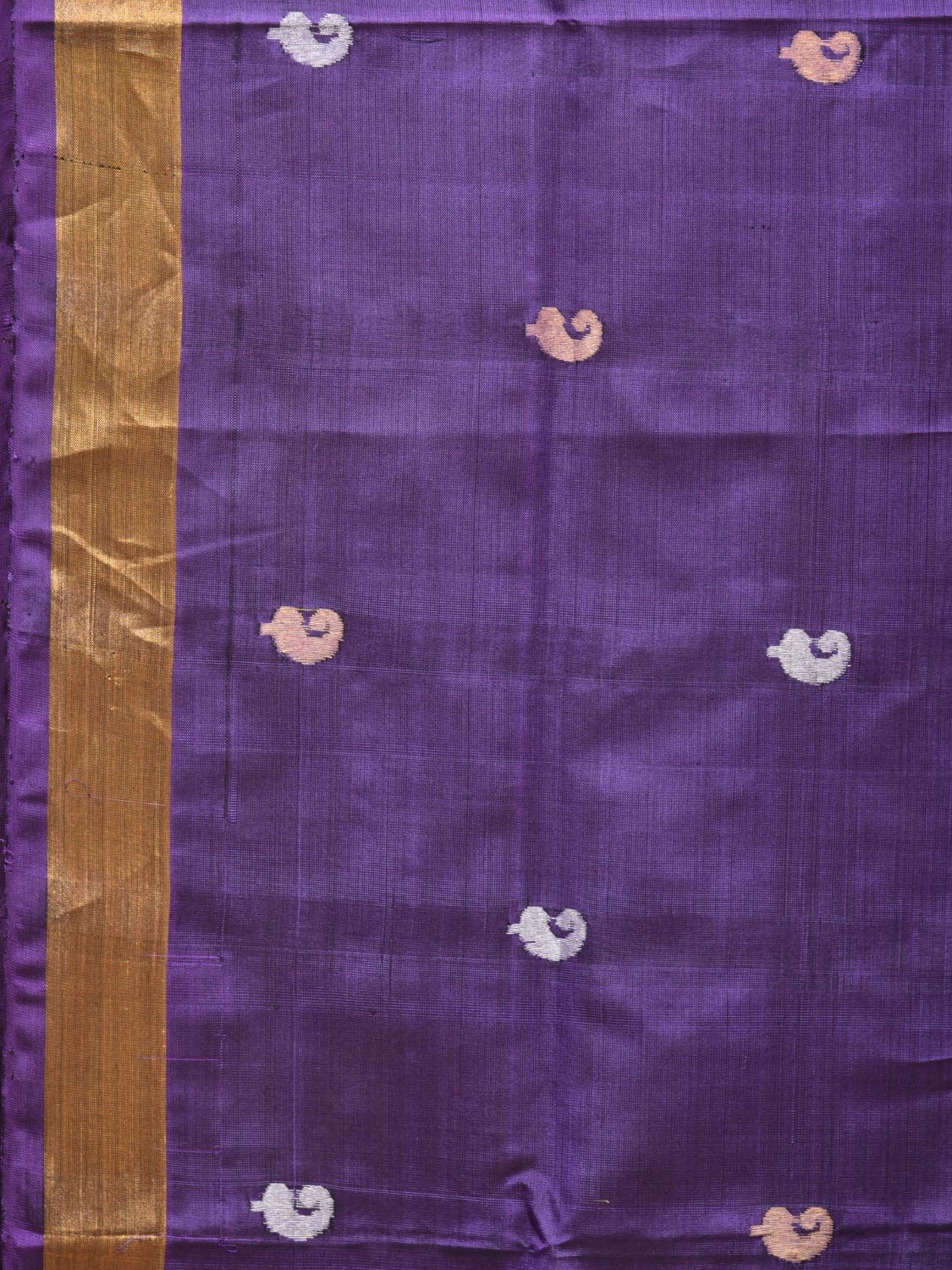 Navy Uppada Silk Handloom Saree with Grill Pallu and Blouse Design u2033