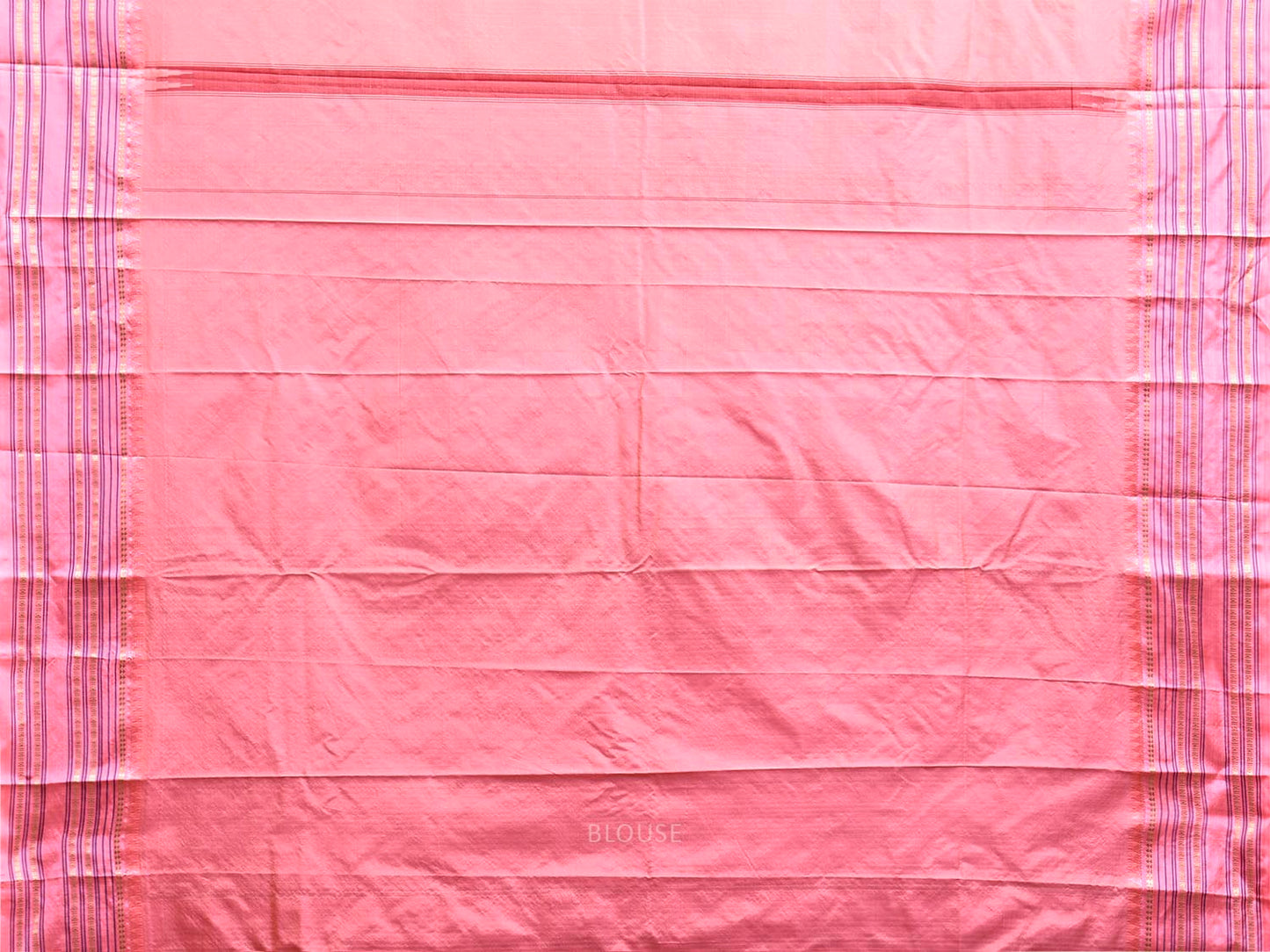 Maroon and Pink Narayanpet Silk Saree with Checks Design np1550