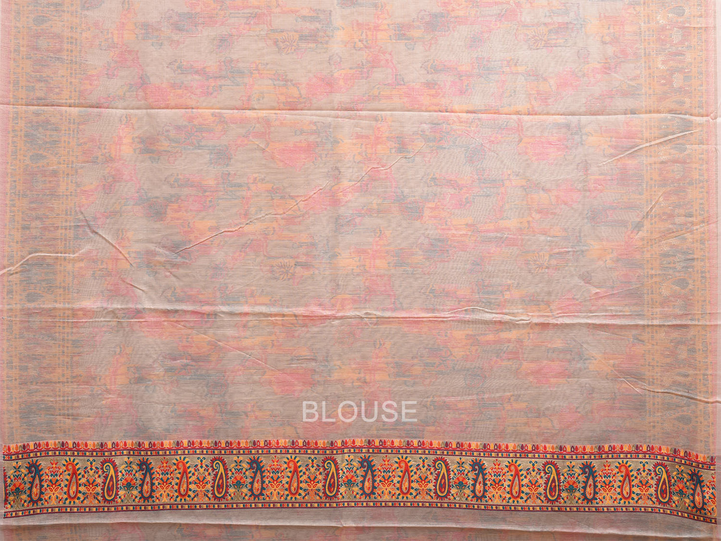 Multicolor Jacquard Cut Work Kashmiri Pashmina Design on Soft Modal Silk  o0513