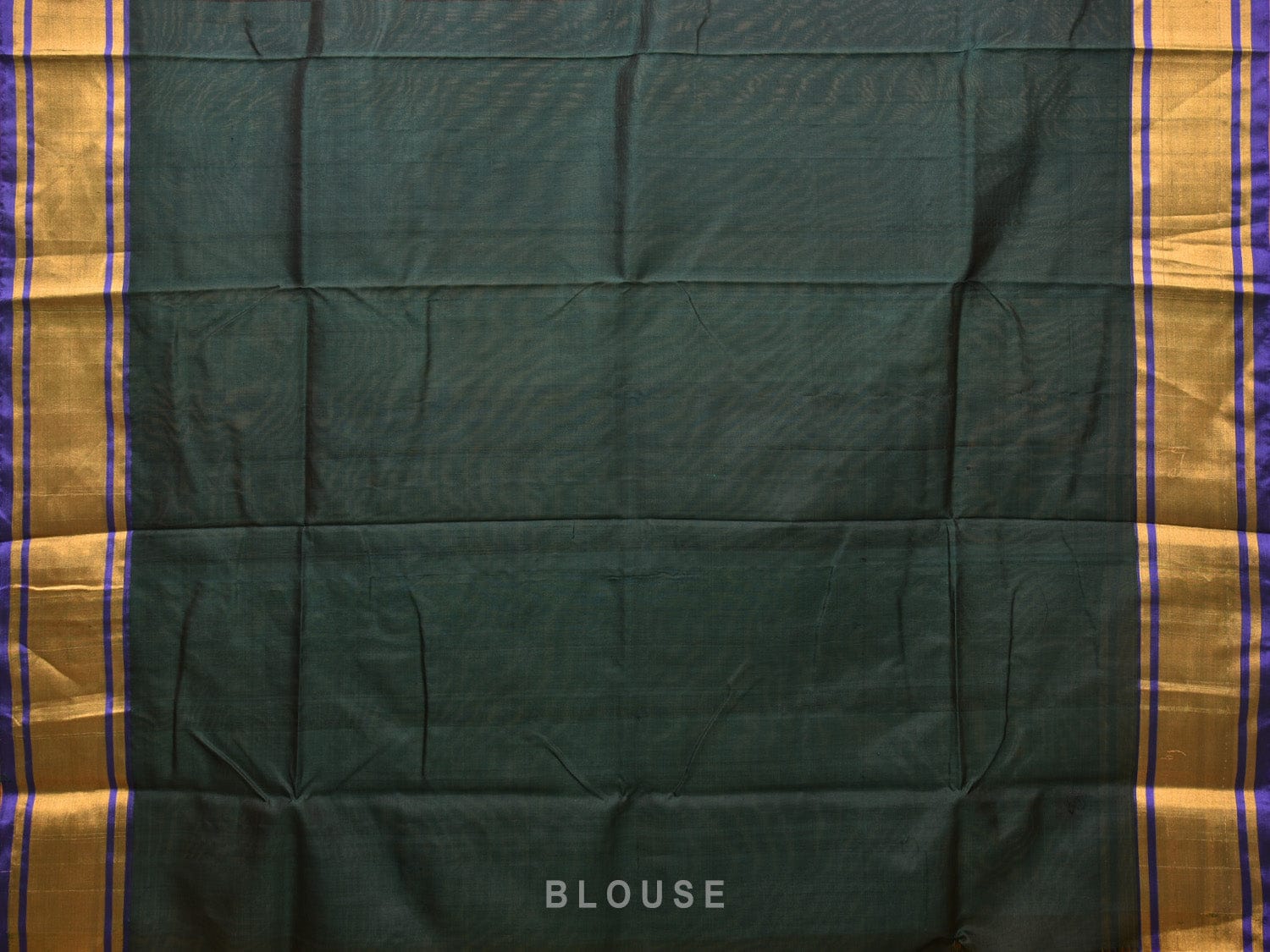 Olive and Dark Green Uppada Silk Handloom Saree with Buta Design u2004