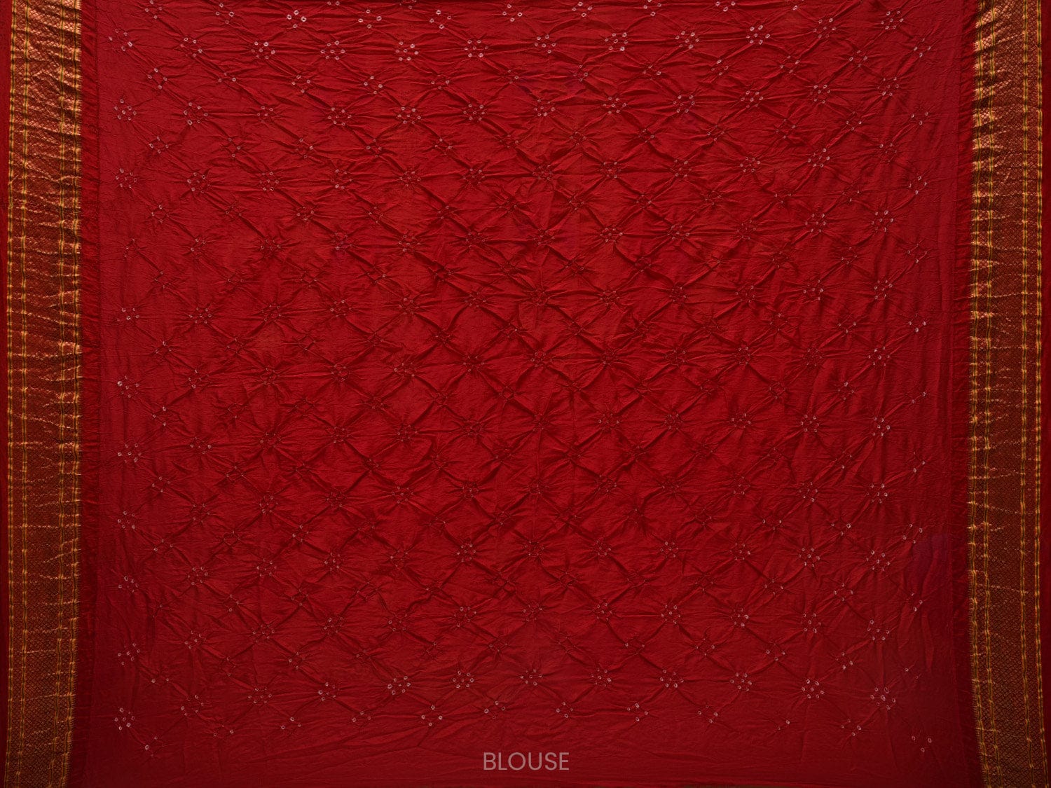 Olive Bandhani Paithani Silk Handloom Saree with Pallu Design bn0358