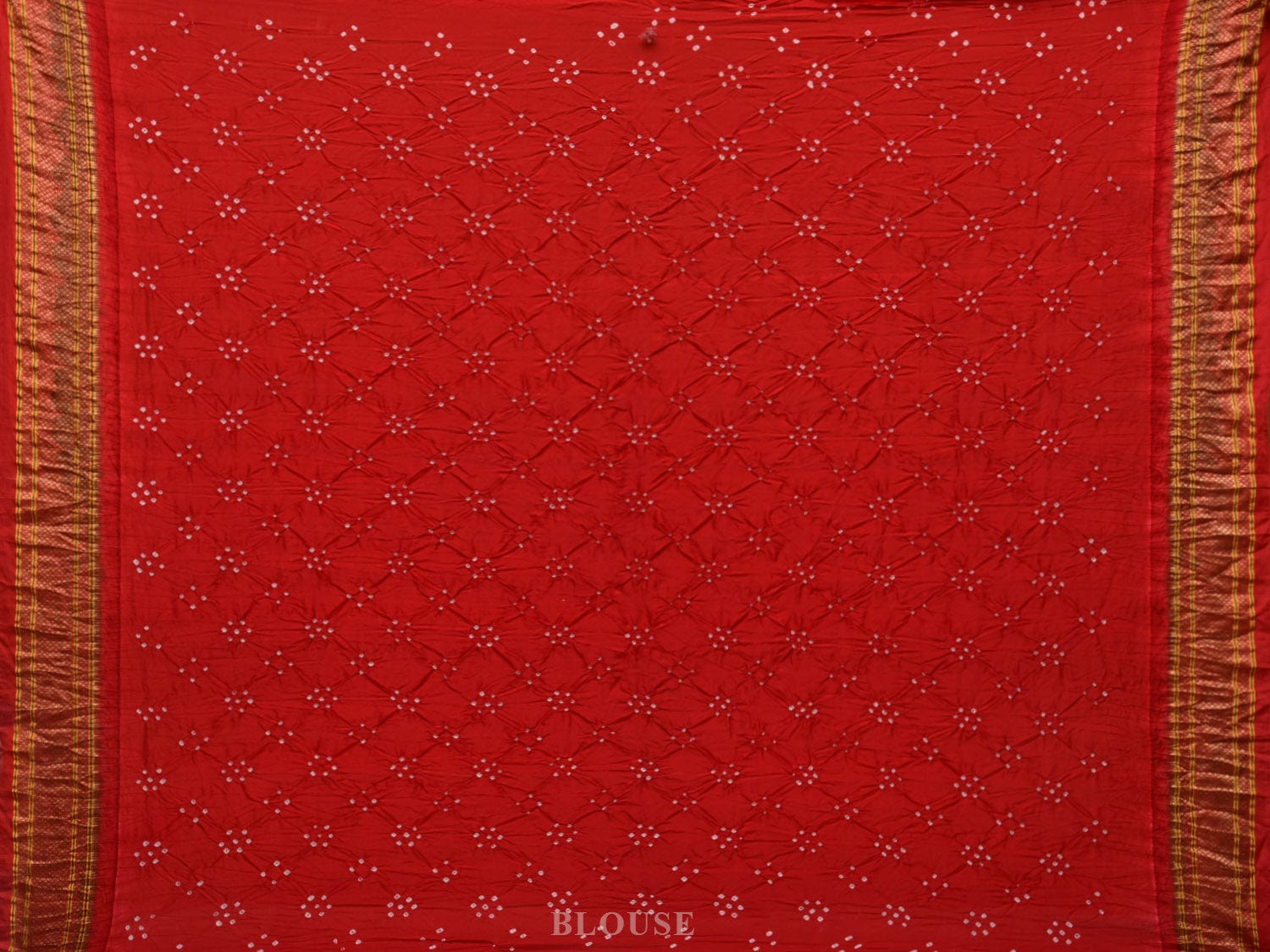 Olive Bandhani Paithani Silk Handloom Saree with Peacocks Pallu Design bn0379