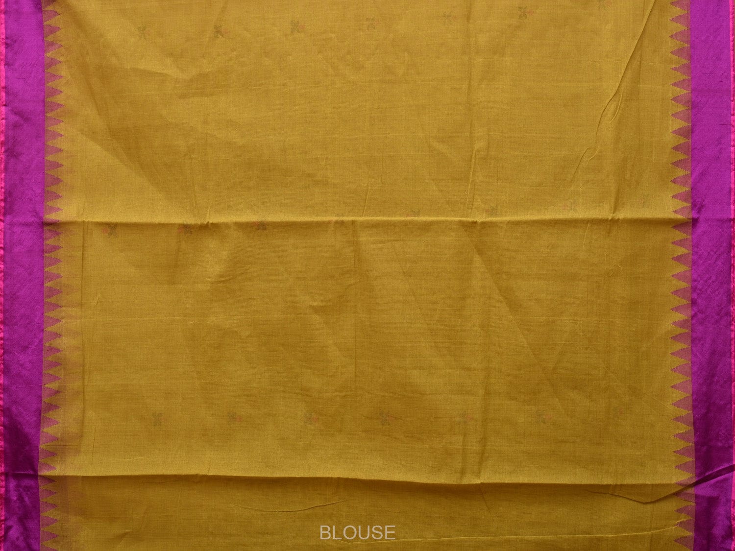 Olive Khadi Cotton Handloom Saree with Jamdani Body Buta Design kh0653