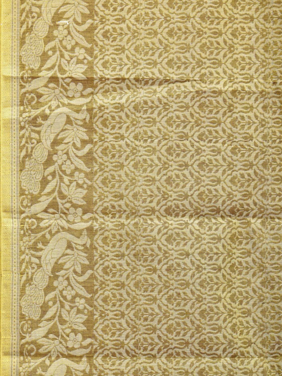 Olive Special Cotton 80s Double Cloth with All Over Design o0399