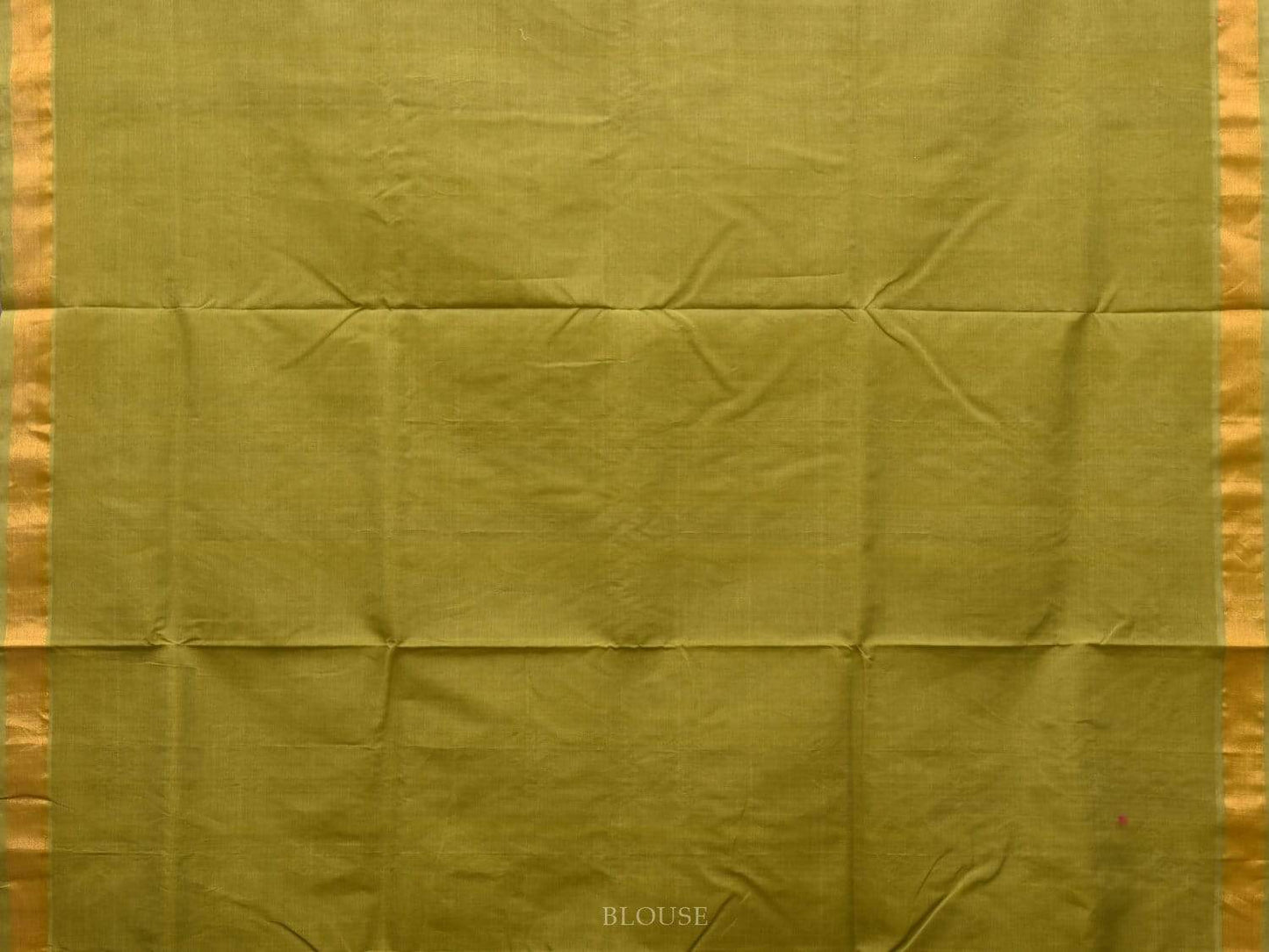 Olive Uppada Cotton Handloom Saree with Assorted Buta Pallu Design u1766