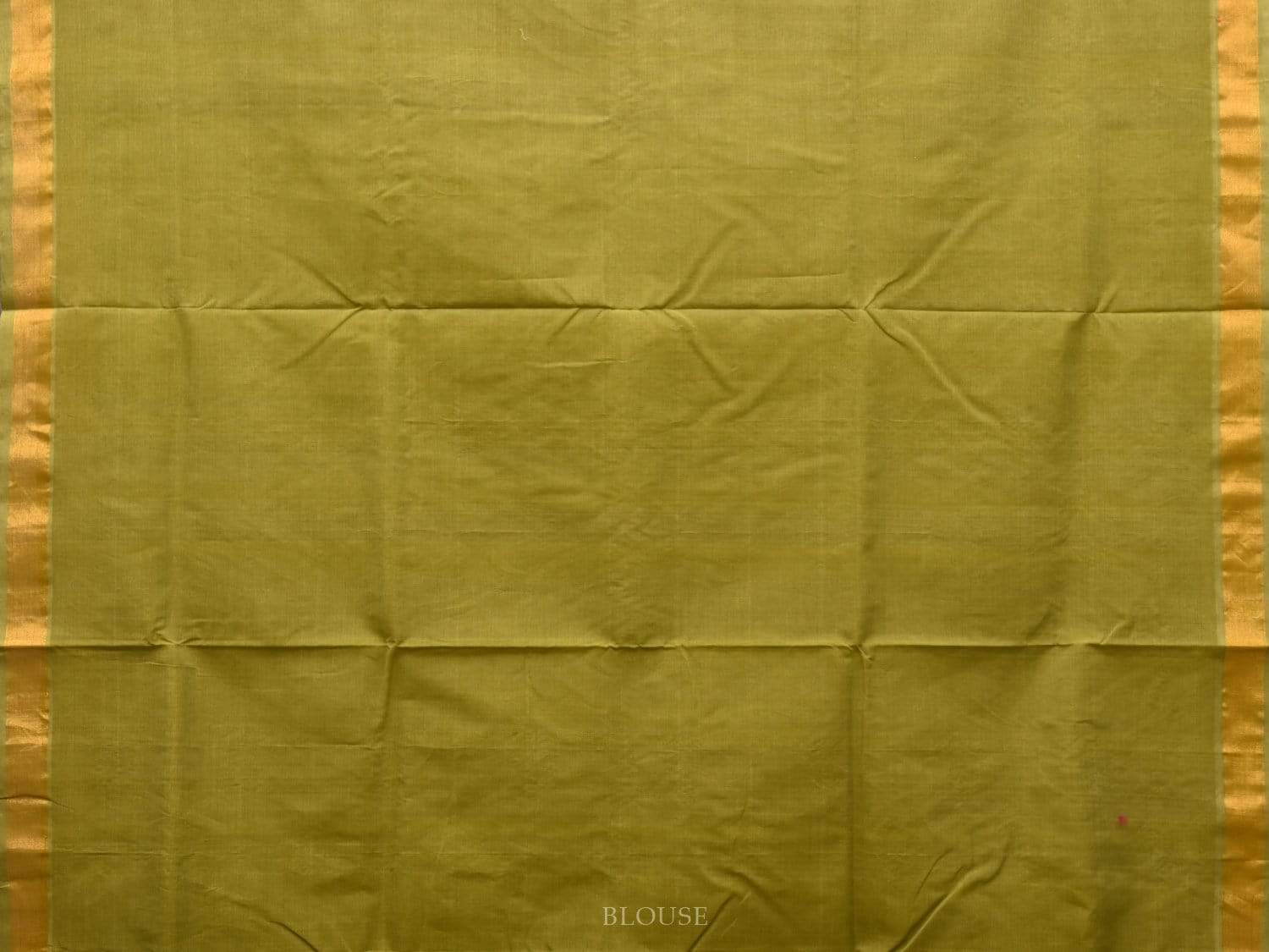 Olive Uppada Cotton Handloom Saree with Assorted Buta Pallu Design u1766