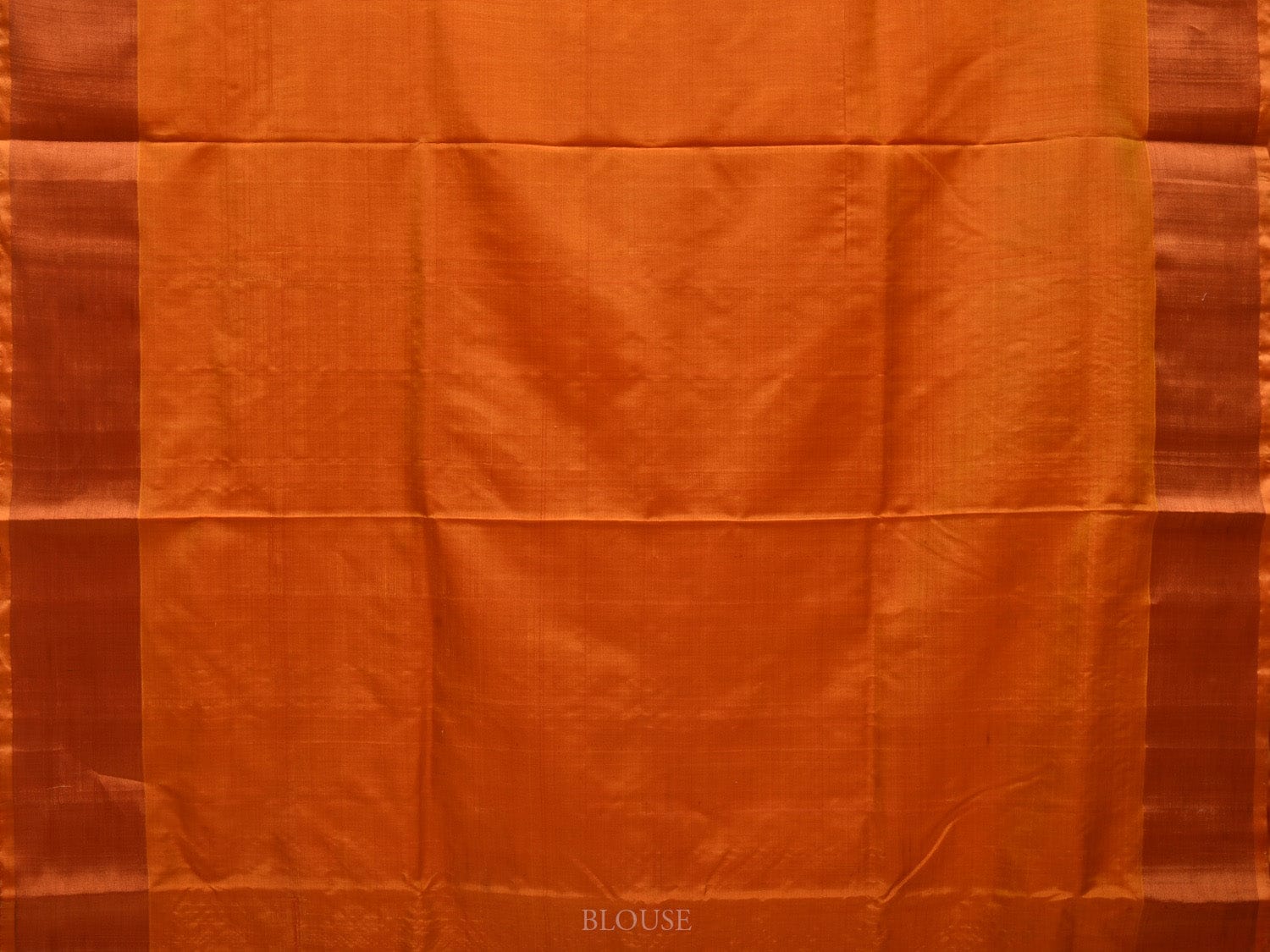 Orange and Mustard Uppada Silk Handloom Saree with One Side Peacocks Border Design u1907