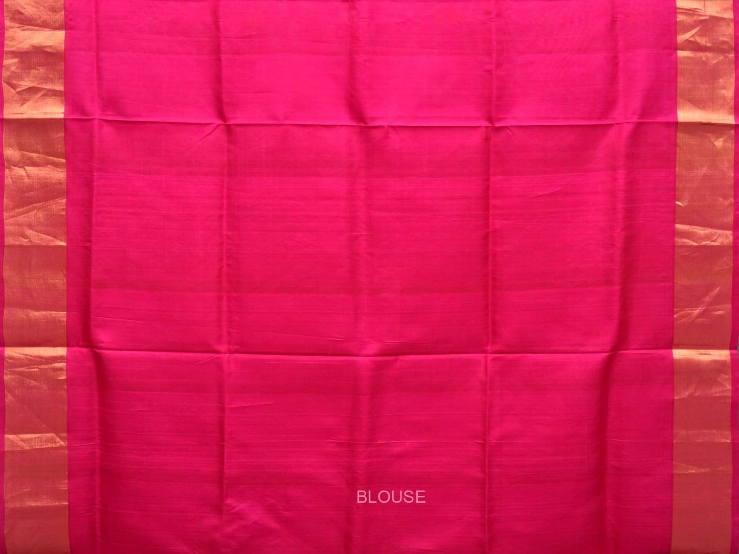 Orange and Pink Uppada Silk Handloom Saree with Buta and Contrast Pallu Design u1743