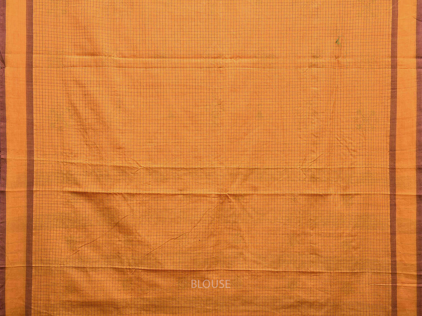 Orange Narayanpet Cotton Handloom Saree with Kasuti Work Design No Blouse o0580