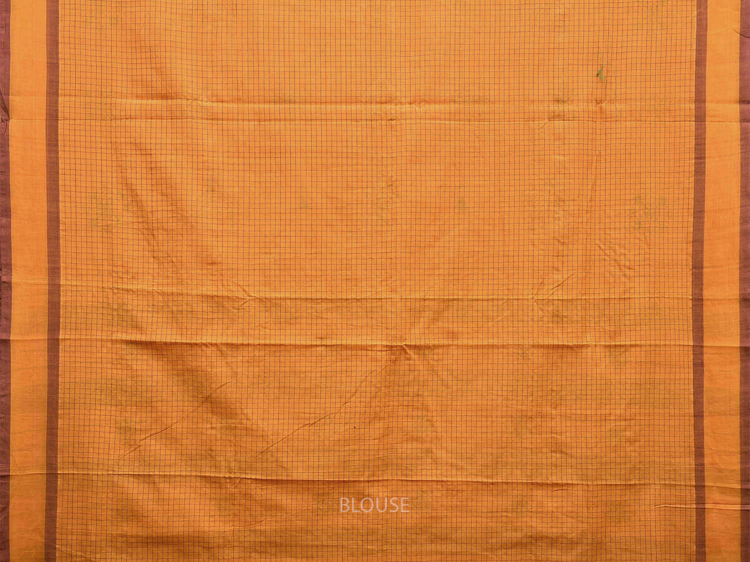 Orange Narayanpet Cotton Handloom Saree with Kasuti Work Design No Blouse o0580