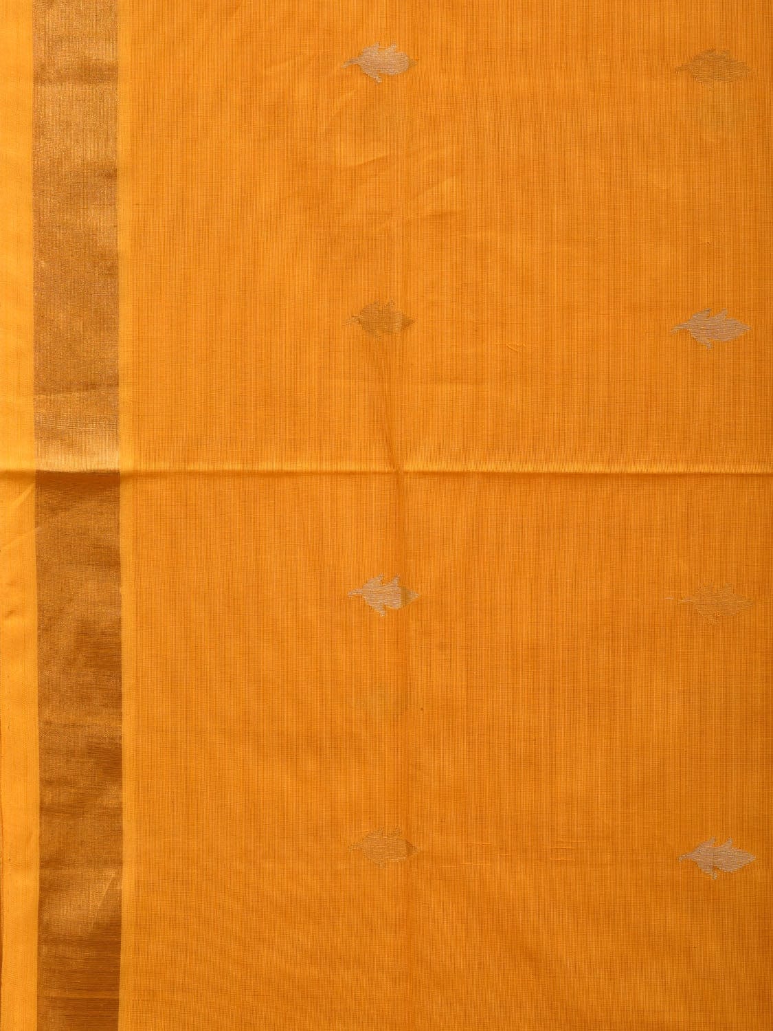Orange Uppada Cotton Handloom Saree with Grill Pallu Design u1933