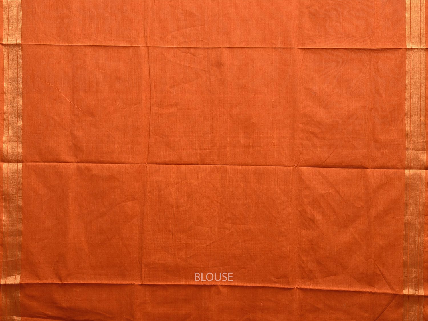 Orange Uppada Cotton Handloom Saree with Mango Pallu Design u2290