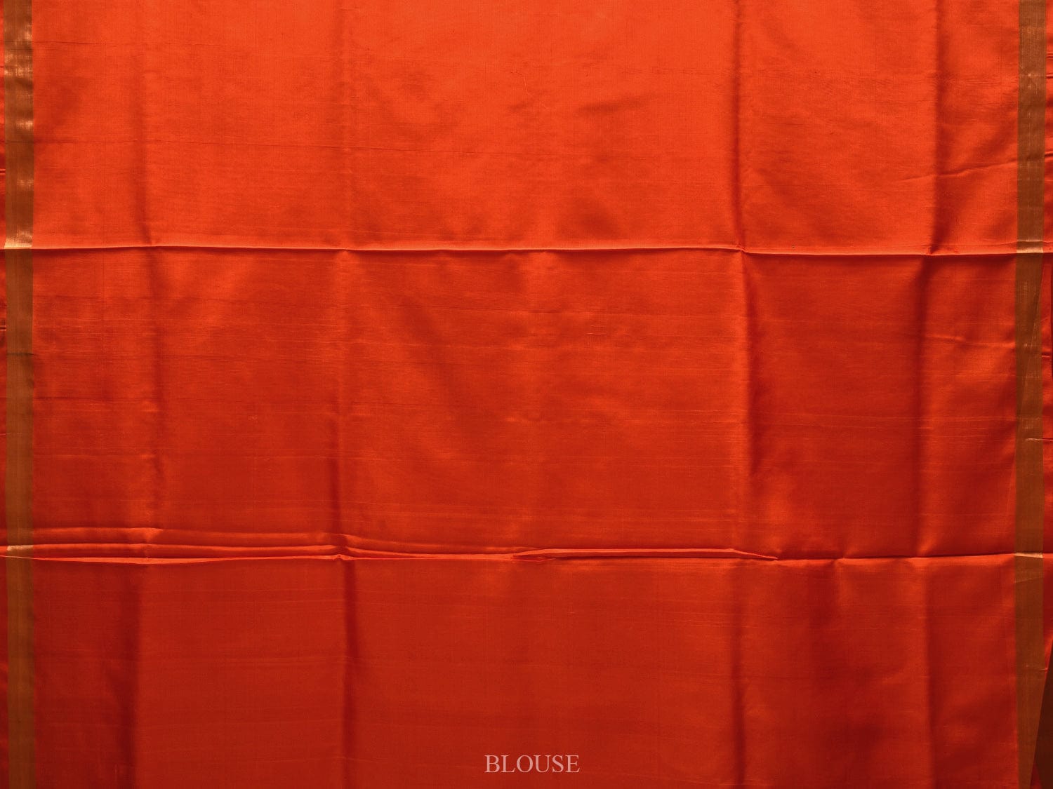 Orange Uppada Silk Handloom Saree with All Over and Border Design u1139