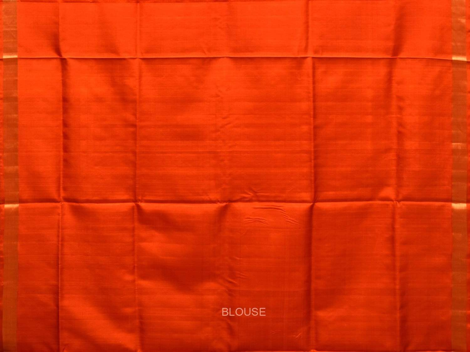 Orange Uppada Silk Handloom Saree with Assorted Buta Pallu Design u1738