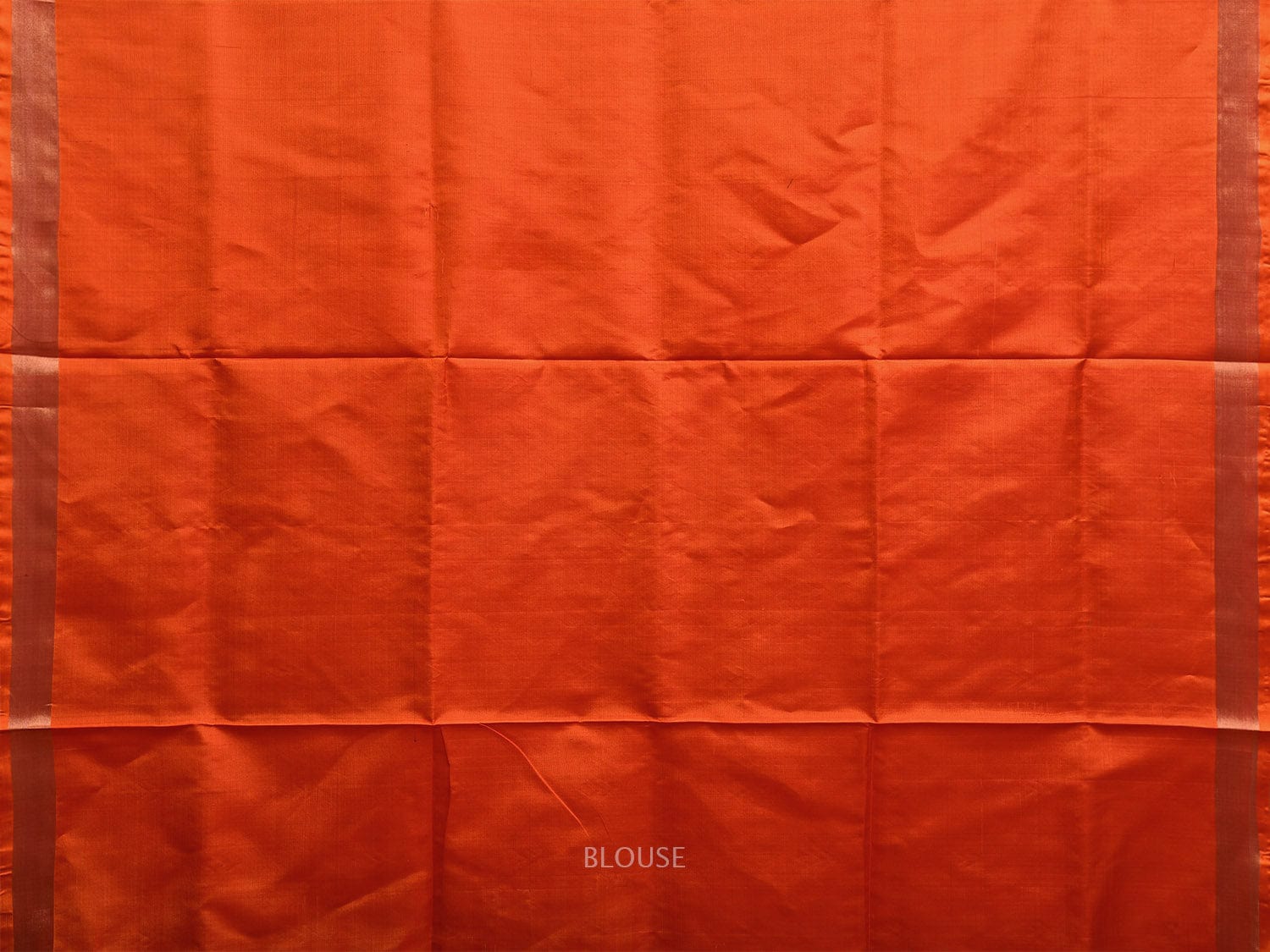 Orange Uppada Silk Handloom Saree with Floral and Birds Pallu Design u2337